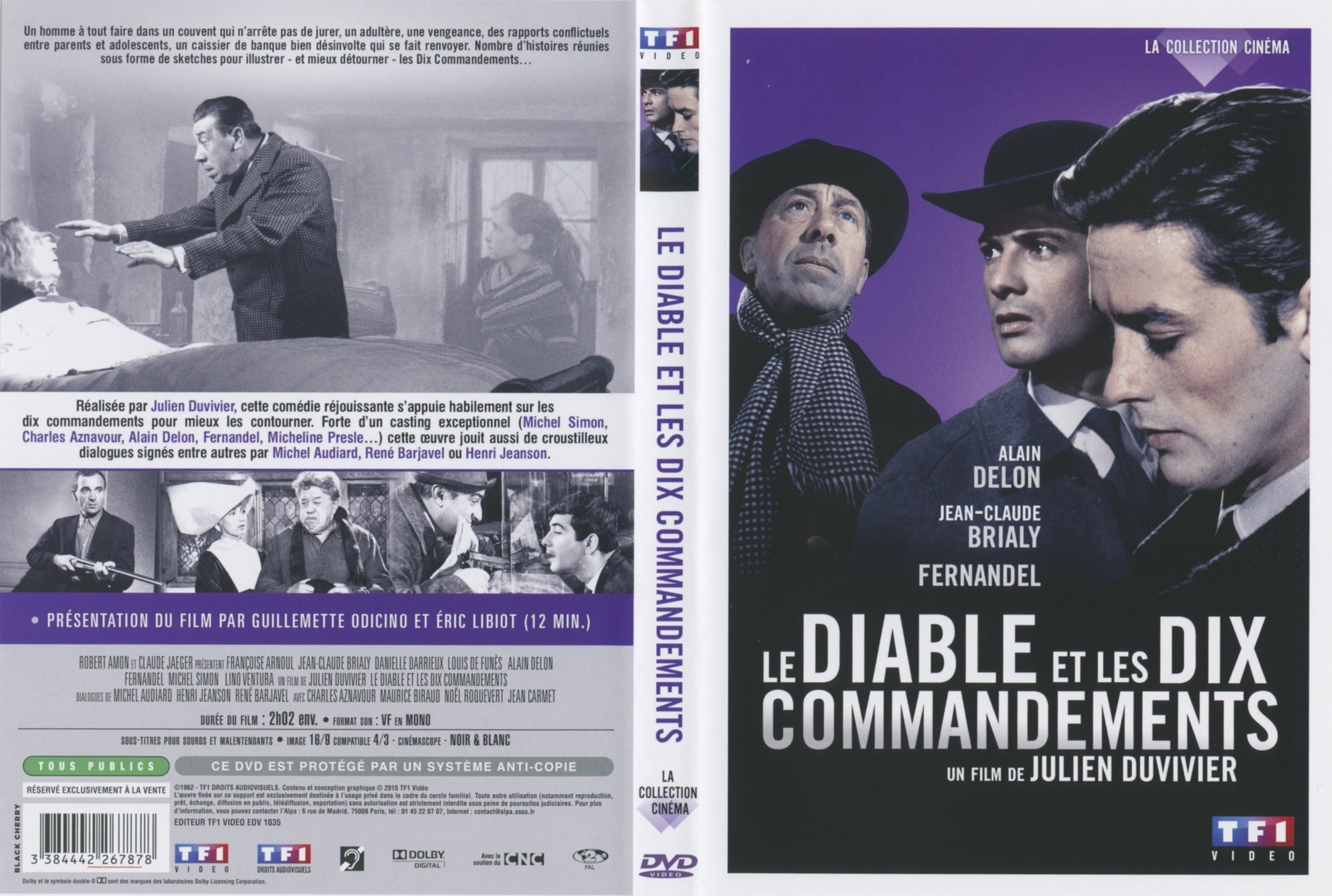 Jaquette DVD Le diable et les dix commandements v2