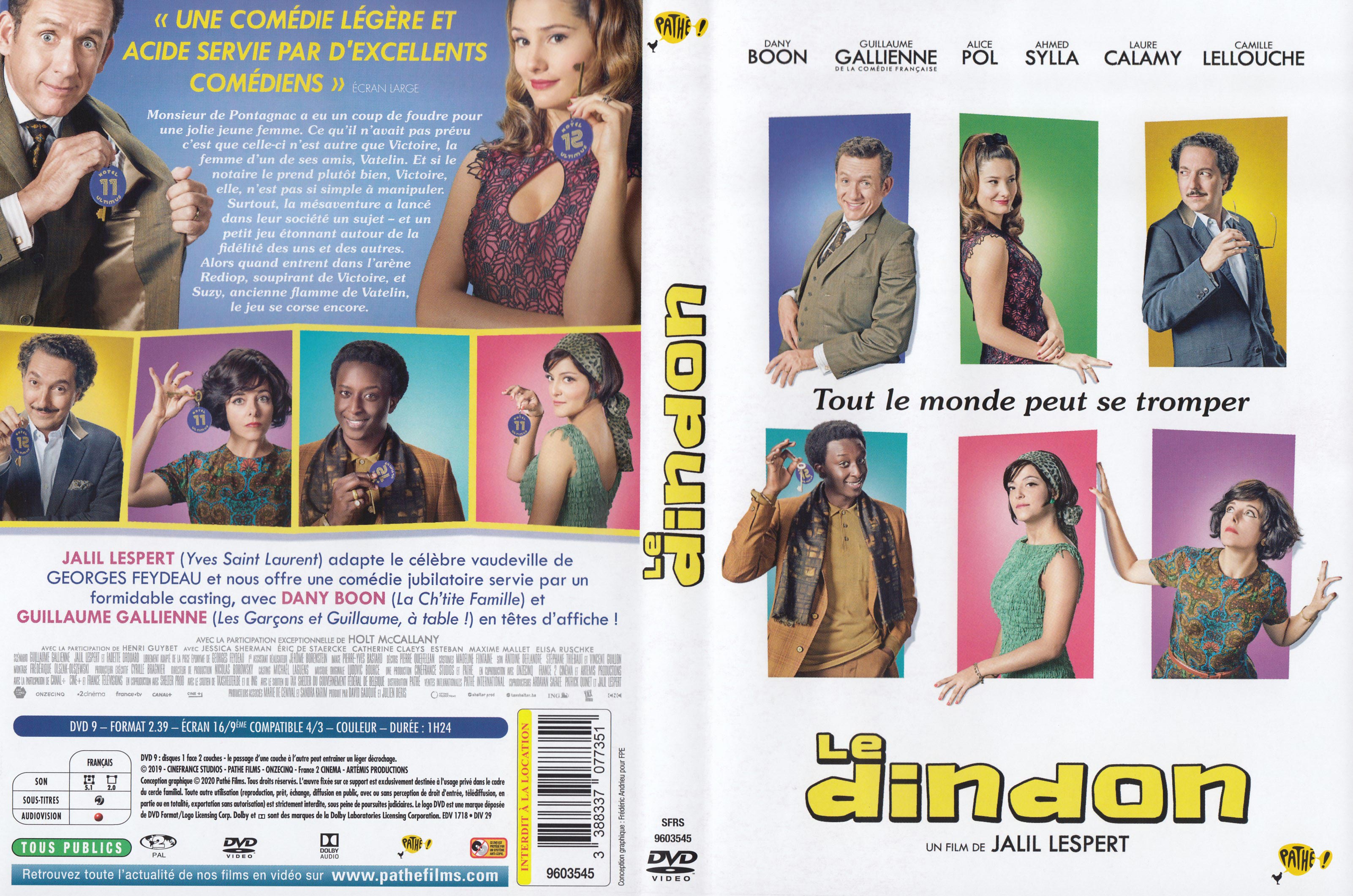 Jaquette DVD Le dindon