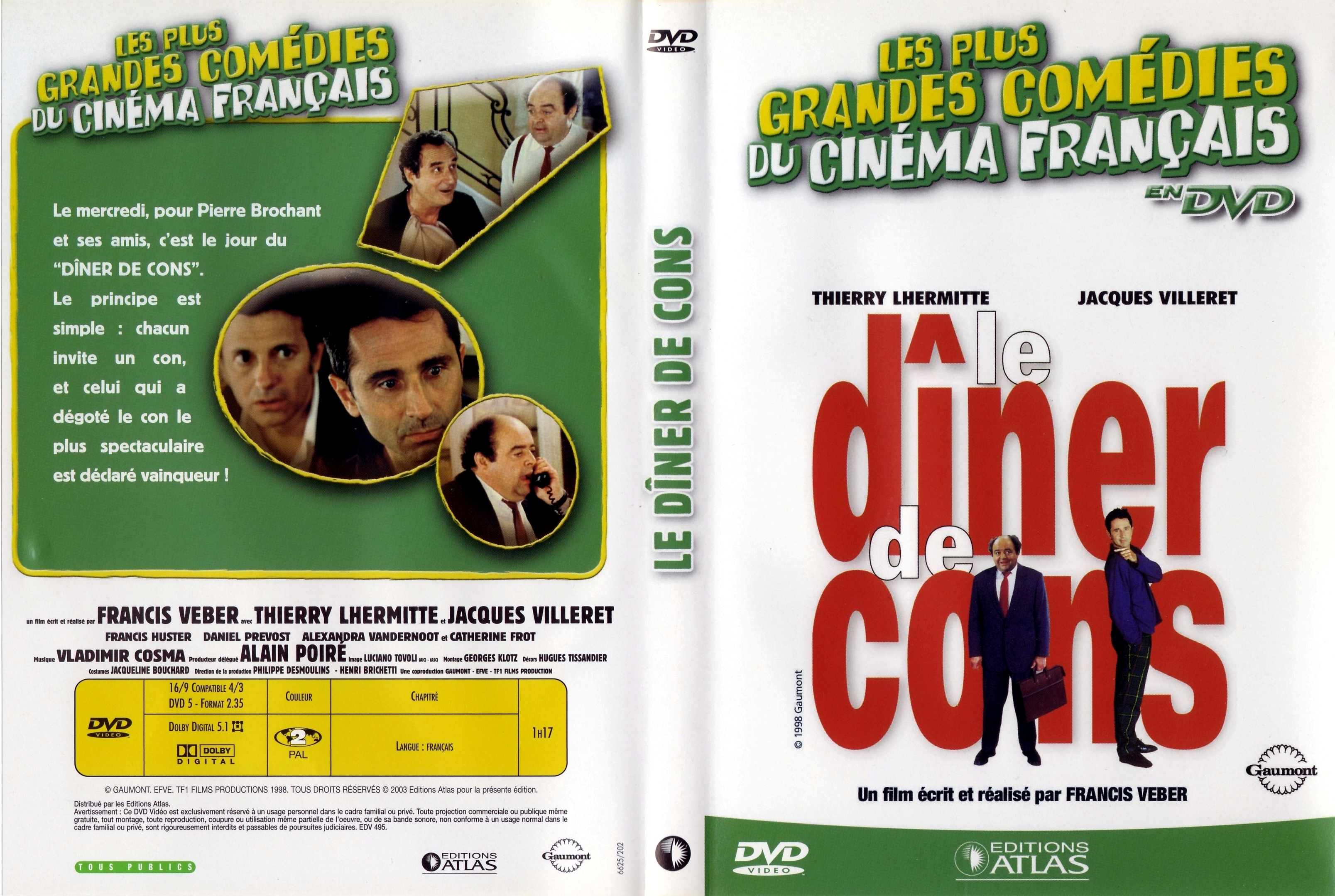 Jaquette DVD Le diner de cons v2