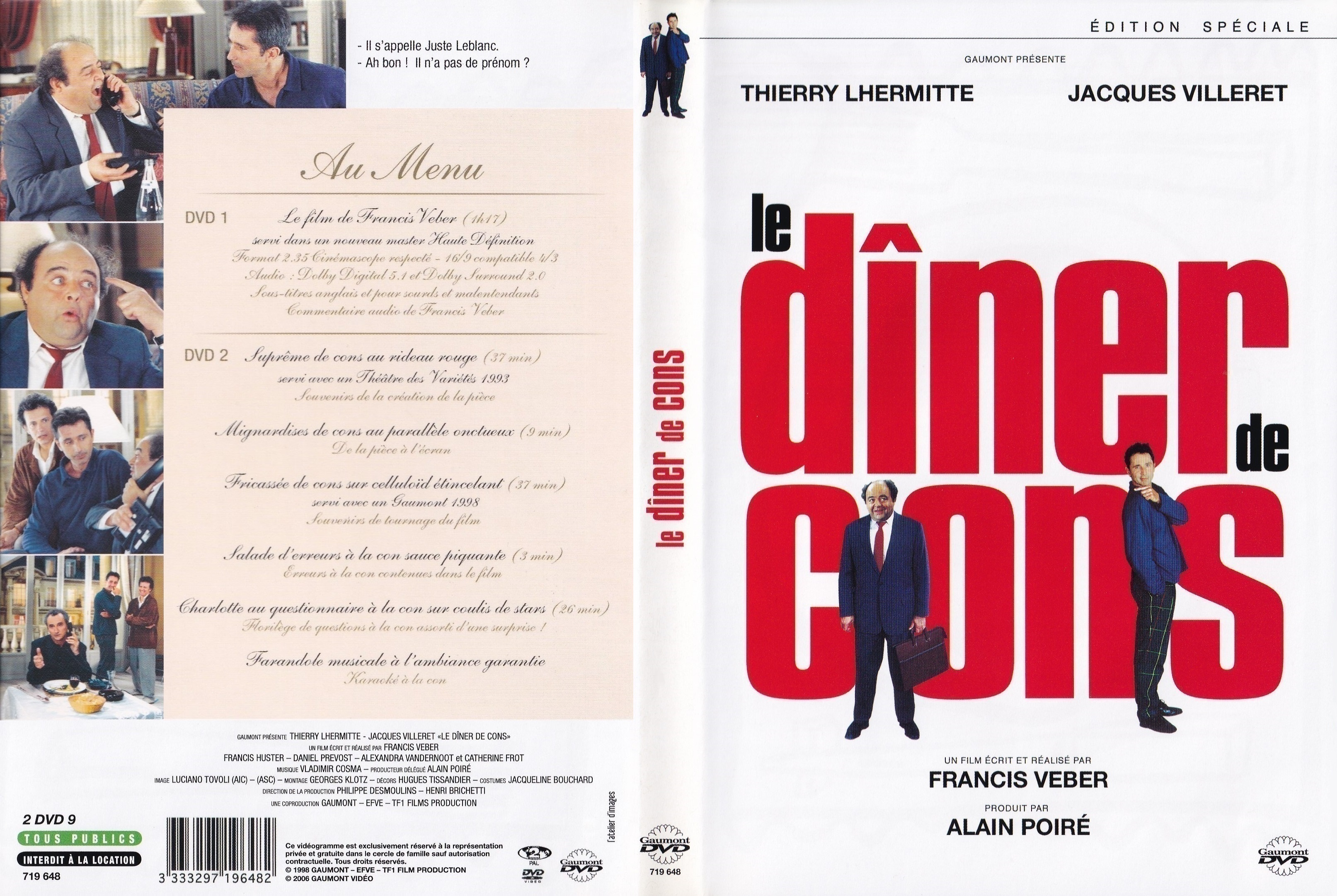 Jaquette DVD Le diner de cons v4