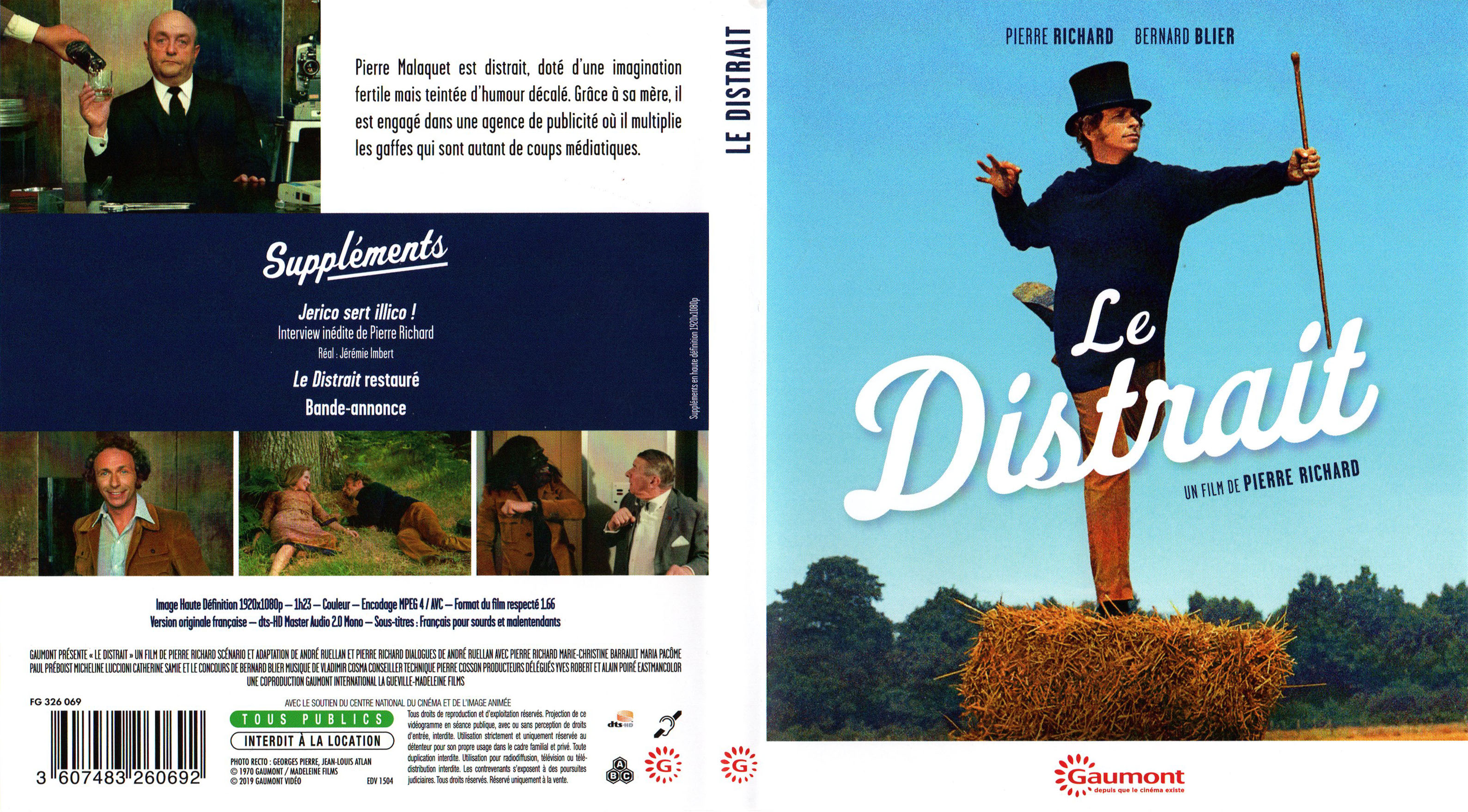 Jaquette DVD Le distrait (BLU-RAY)