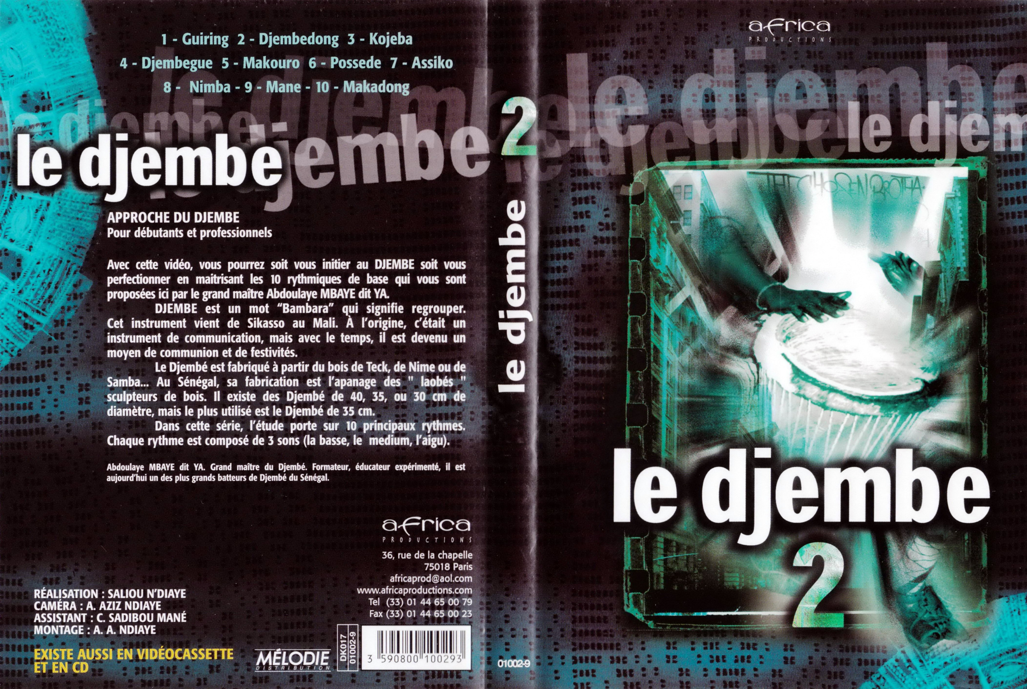 Jaquette DVD Le djembe 2