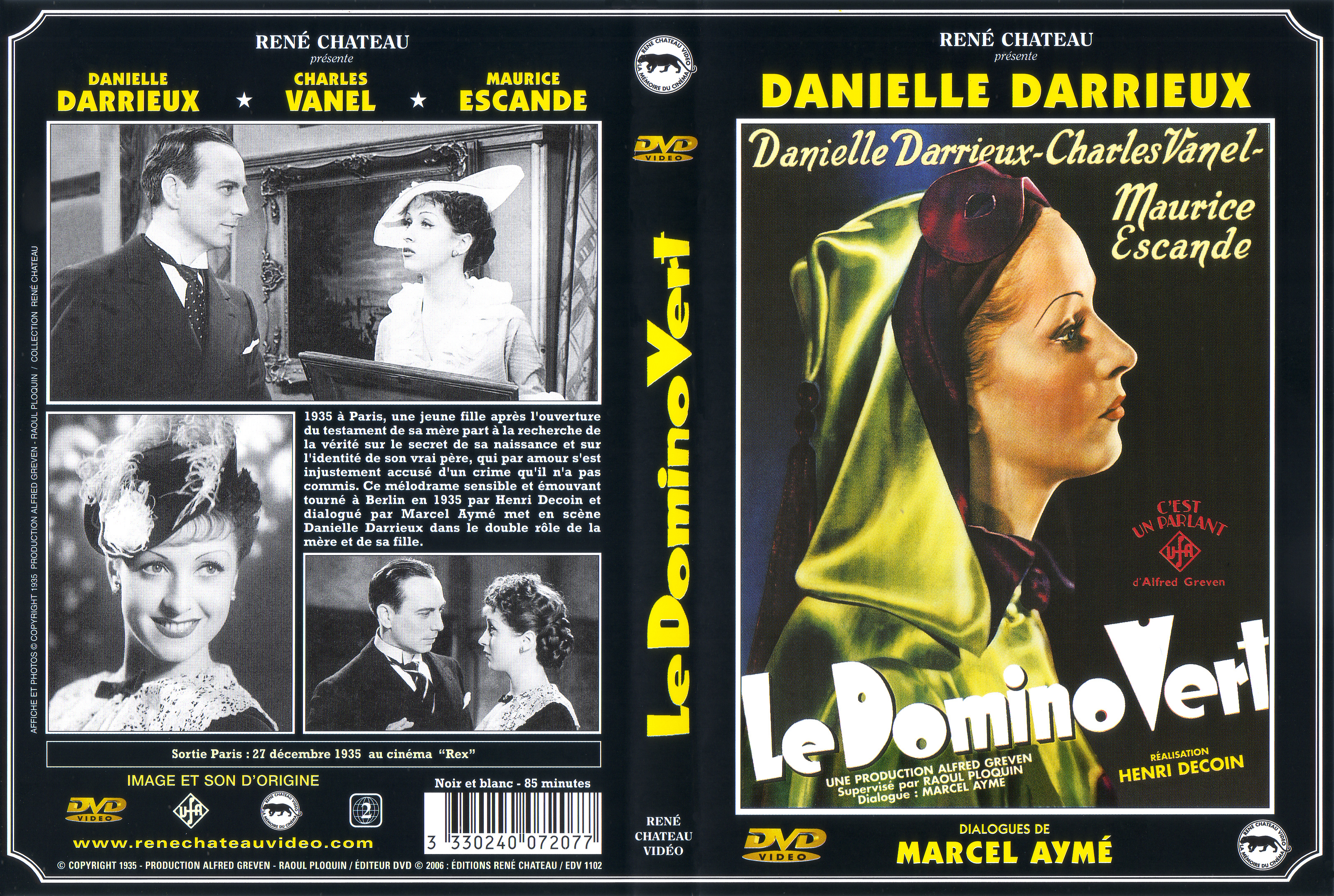 Jaquette DVD Le domino vert