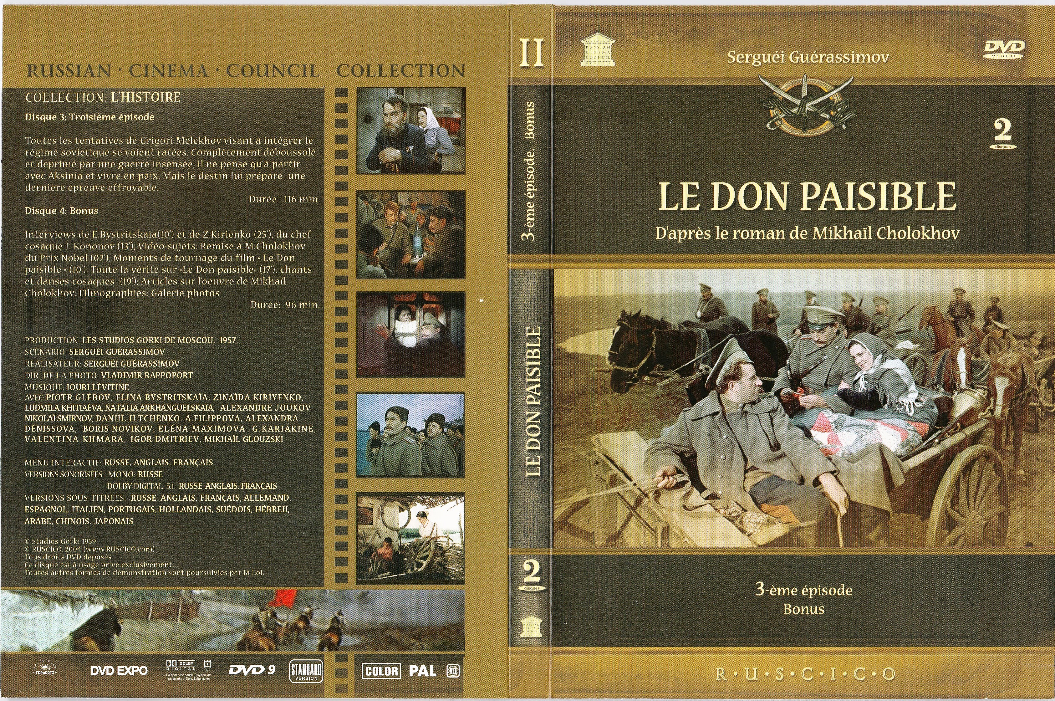 Jaquette DVD Le don paisible vol 2