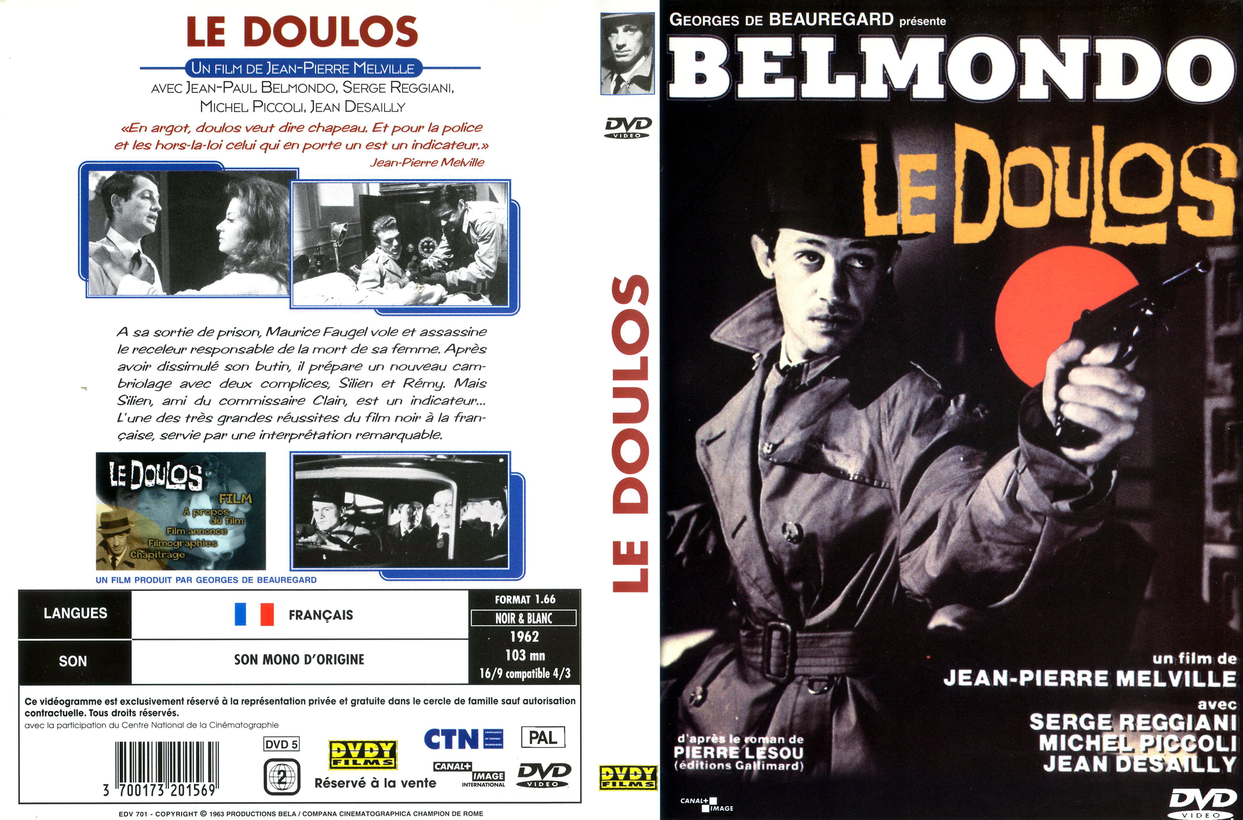 Jaquette DVD Le doulos v2