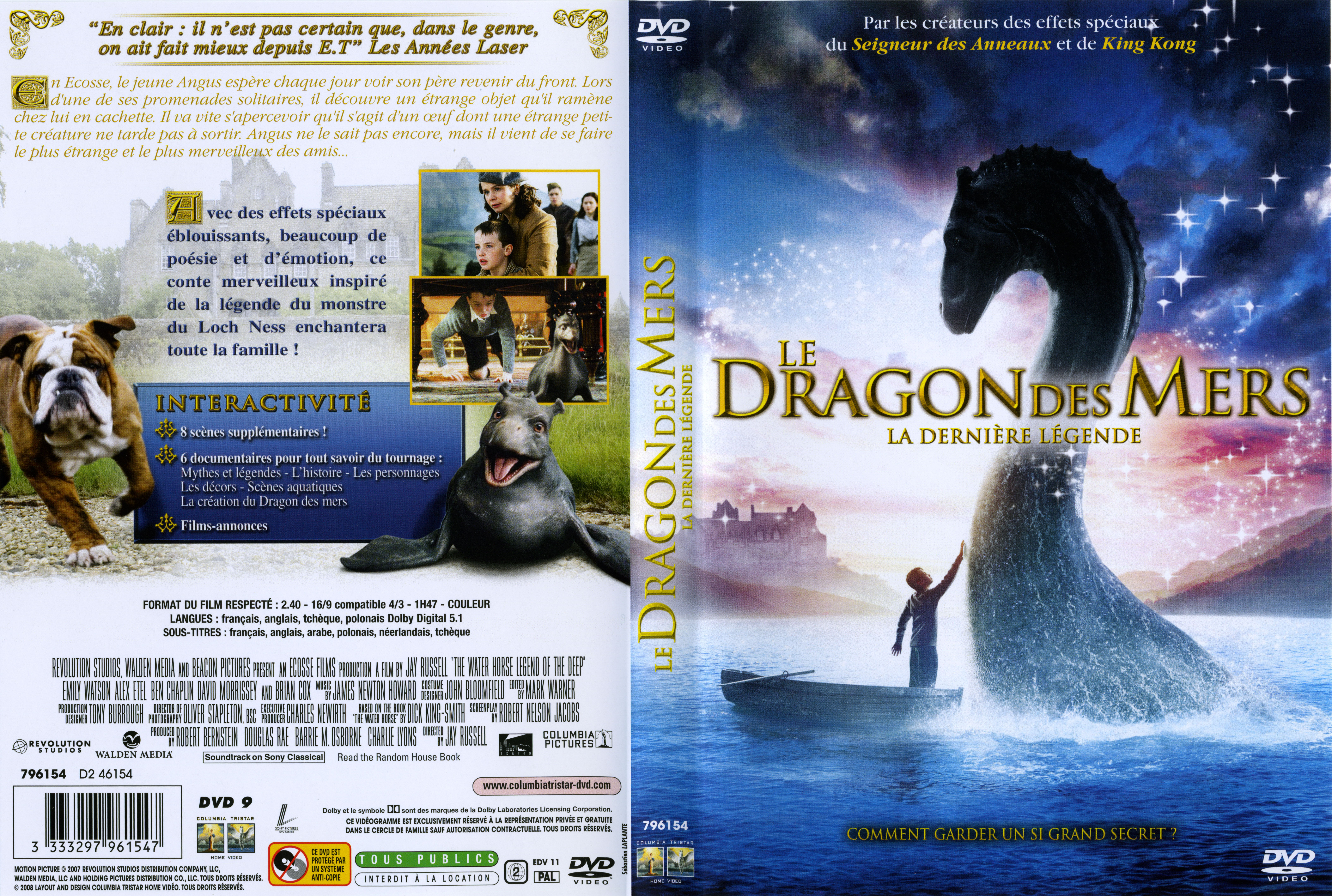 Jaquette DVD Le dragon des Mers