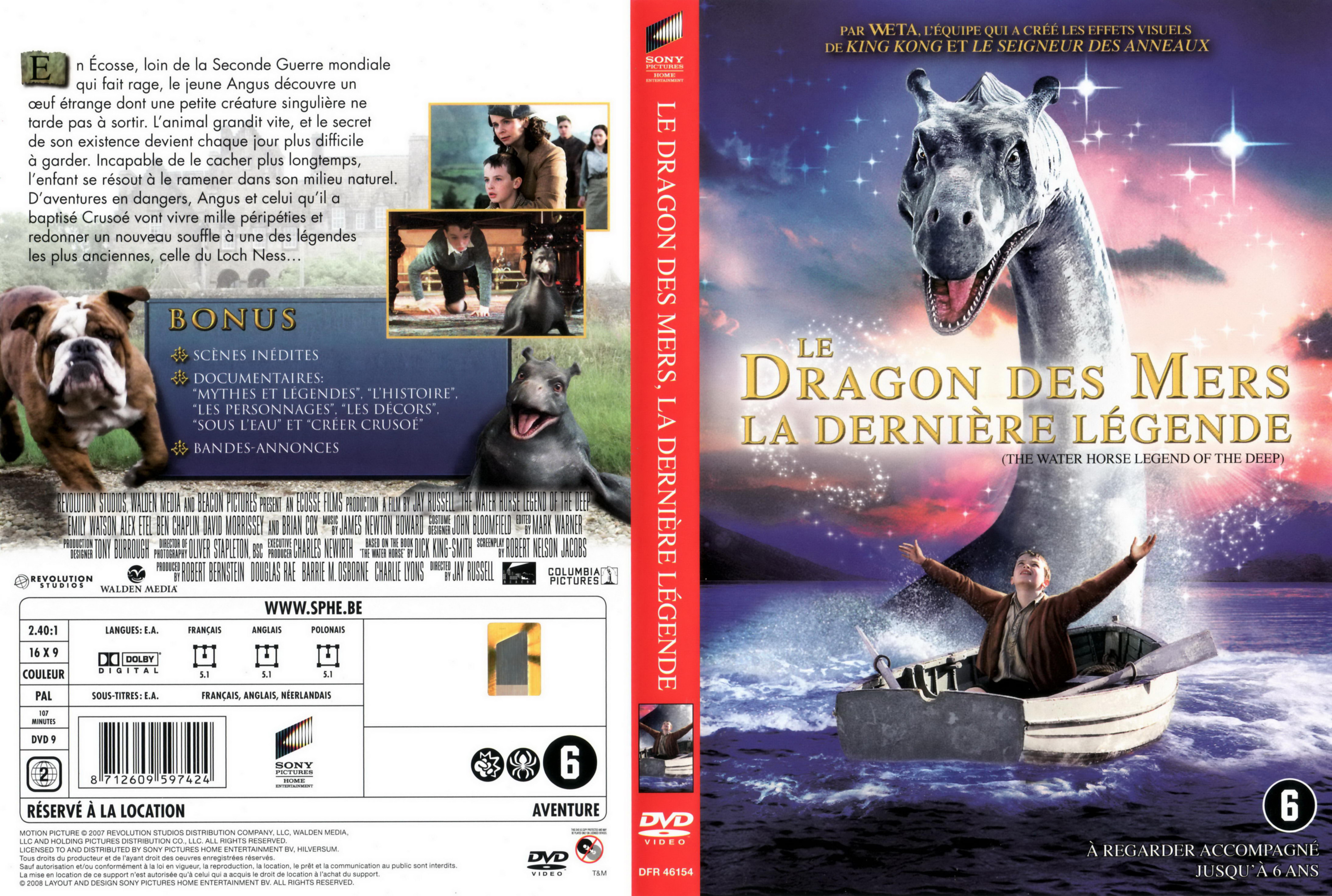 Jaquette DVD Le dragon des mers v2