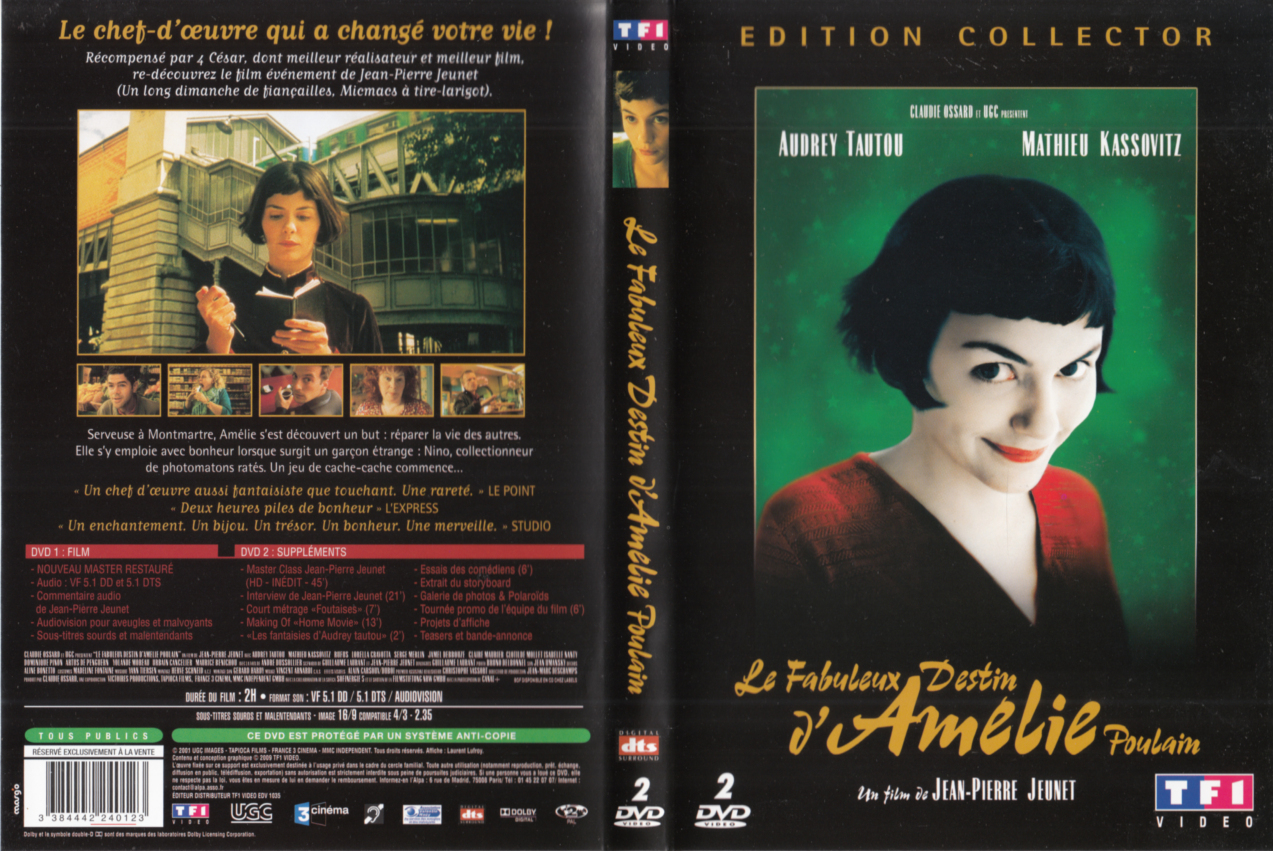 Jaquette DVD Le fabuleux destin d