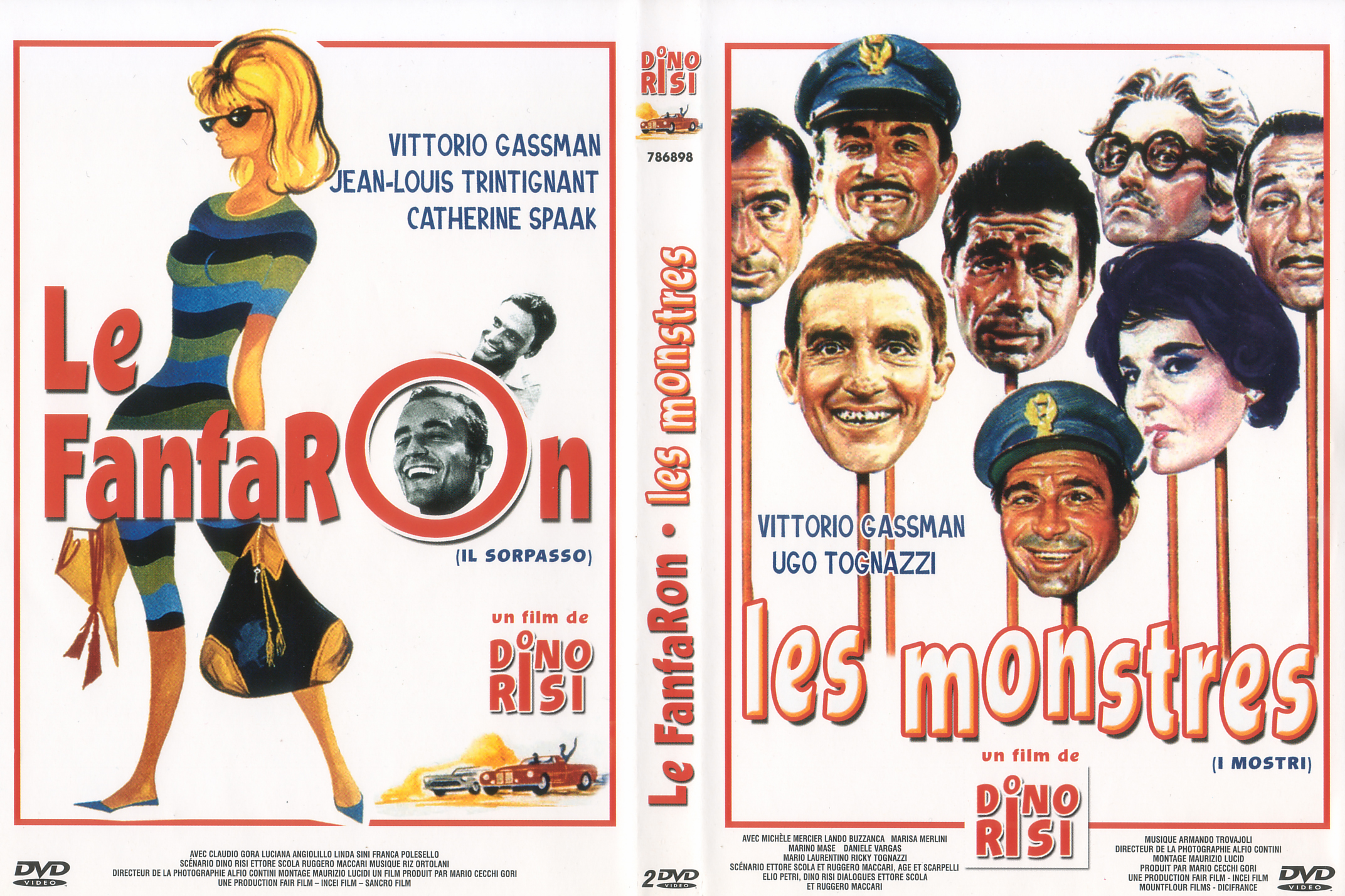 Jaquette DVD Le fanfaron - les monstres