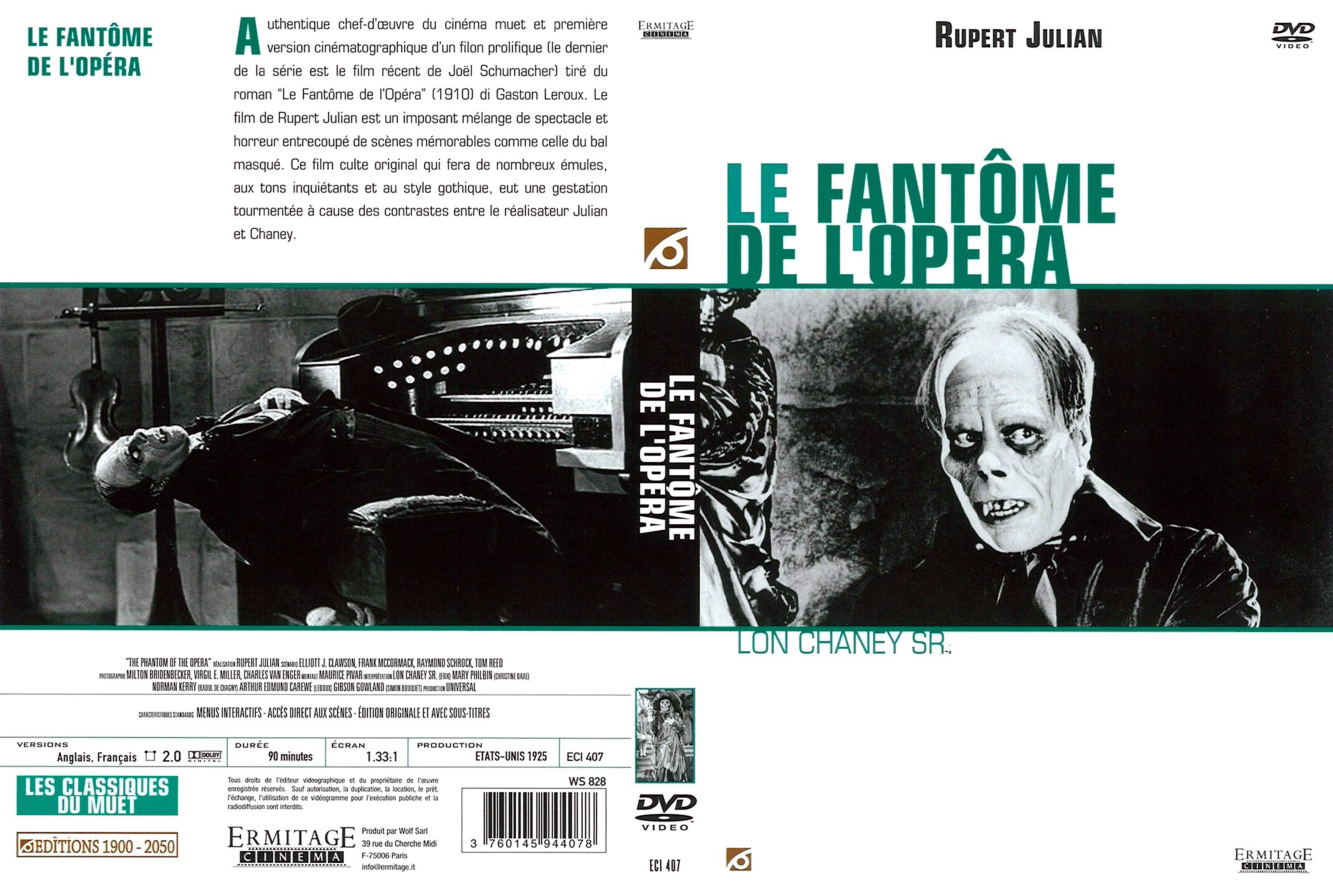 Jaquette DVD Le fantome de l