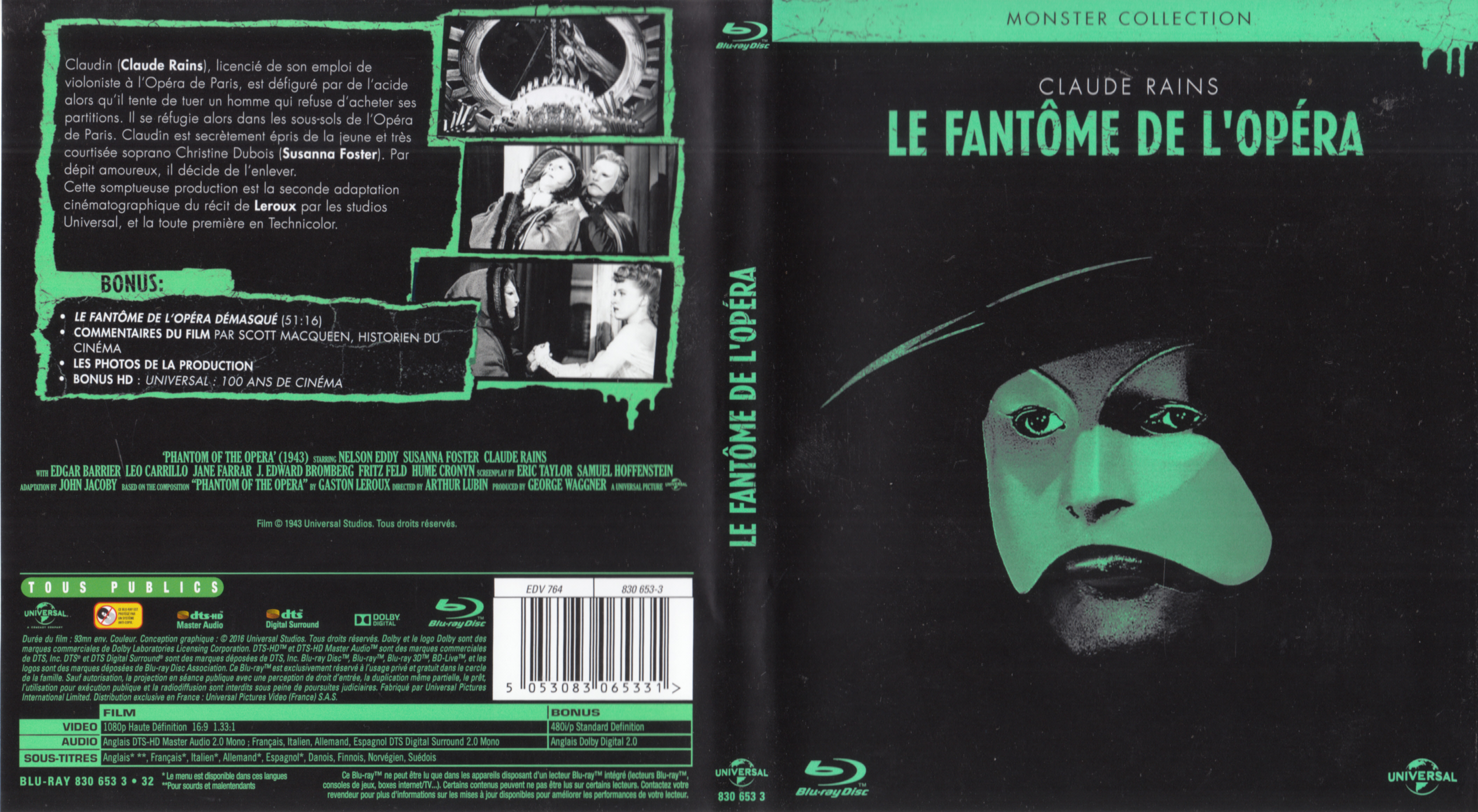 Jaquette DVD Le fantme de l