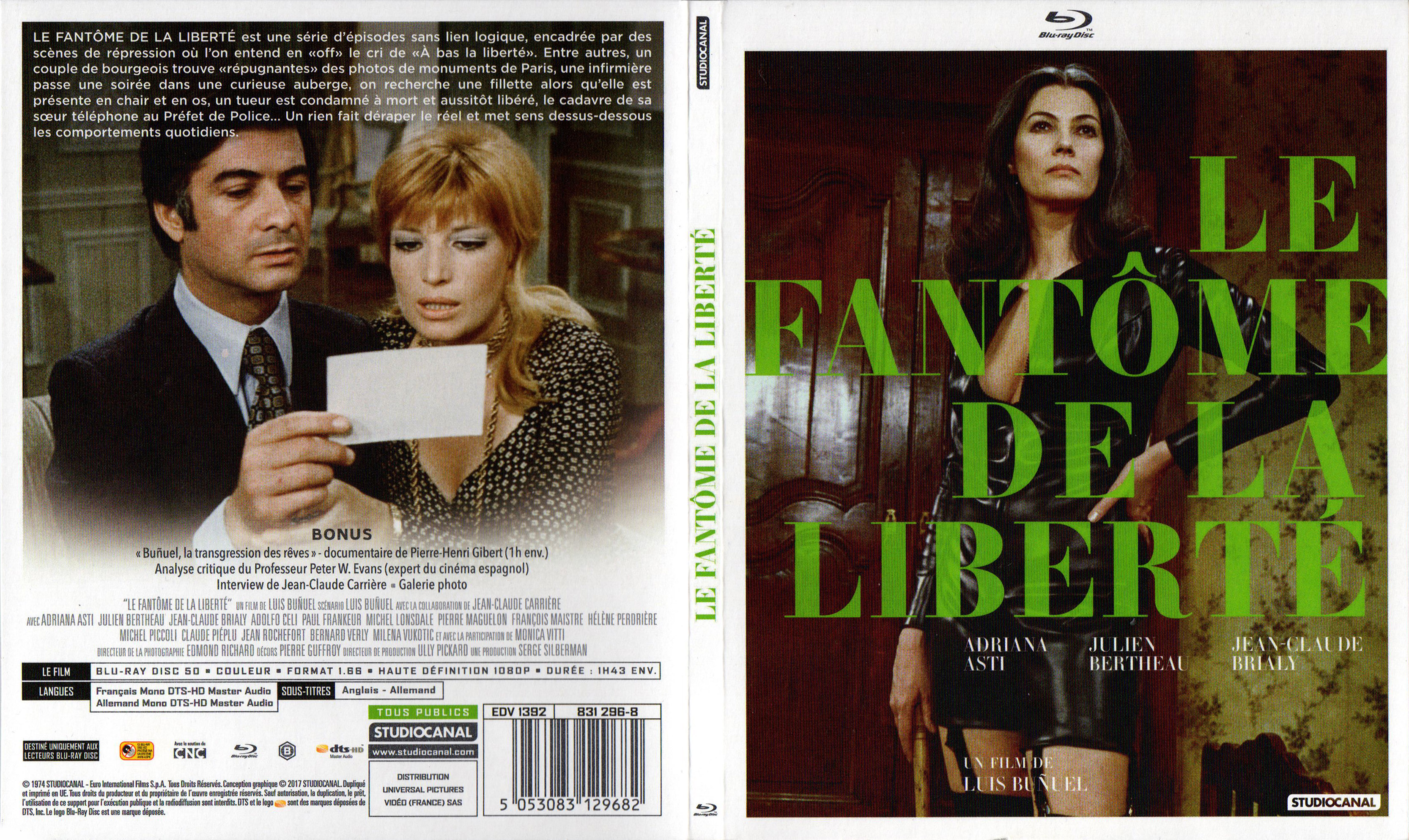 Jaquette DVD Le fantome de la libert (BLU-RAY)