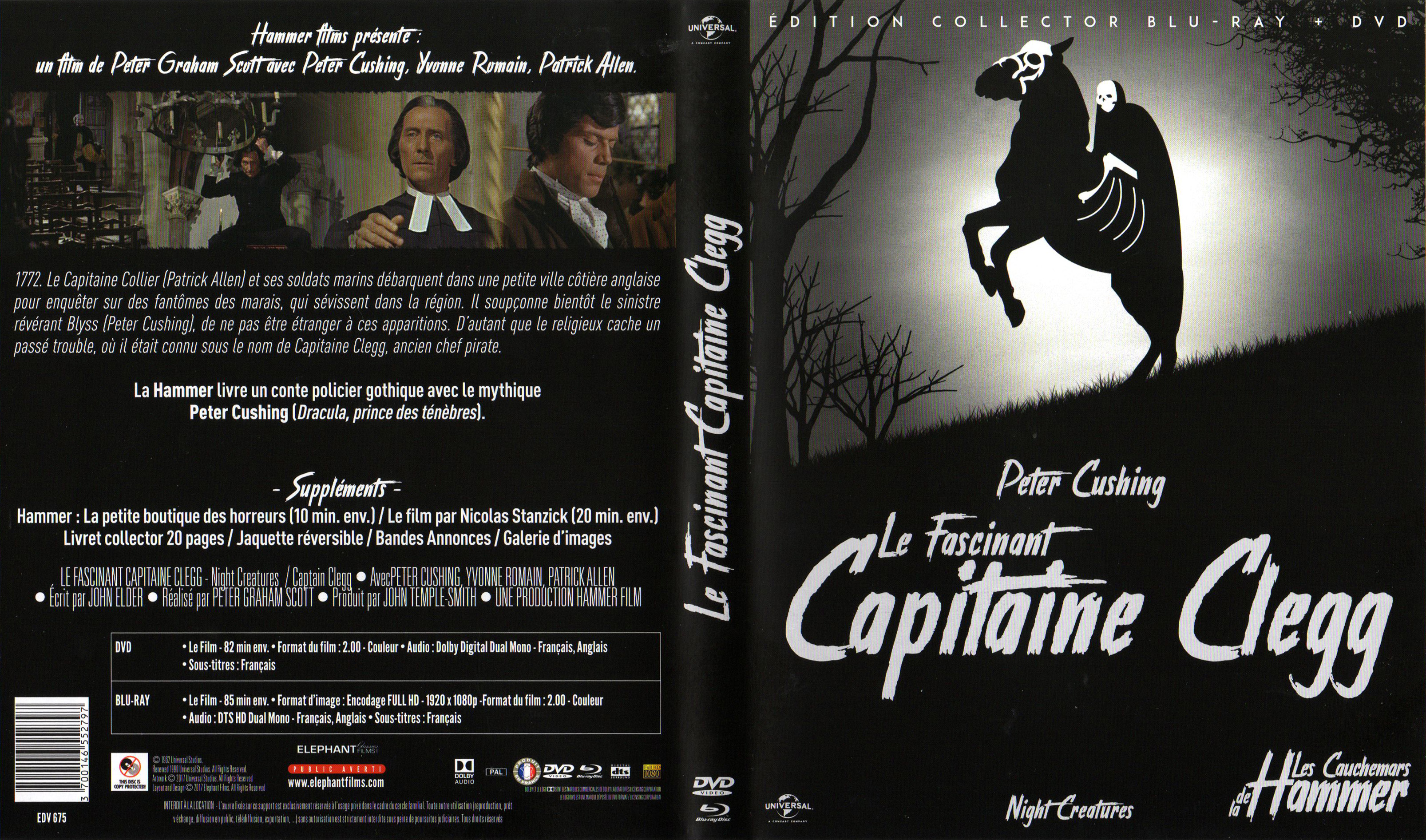 Jaquette DVD Le fascinant Capitaine Clegg (BLU-RAY)