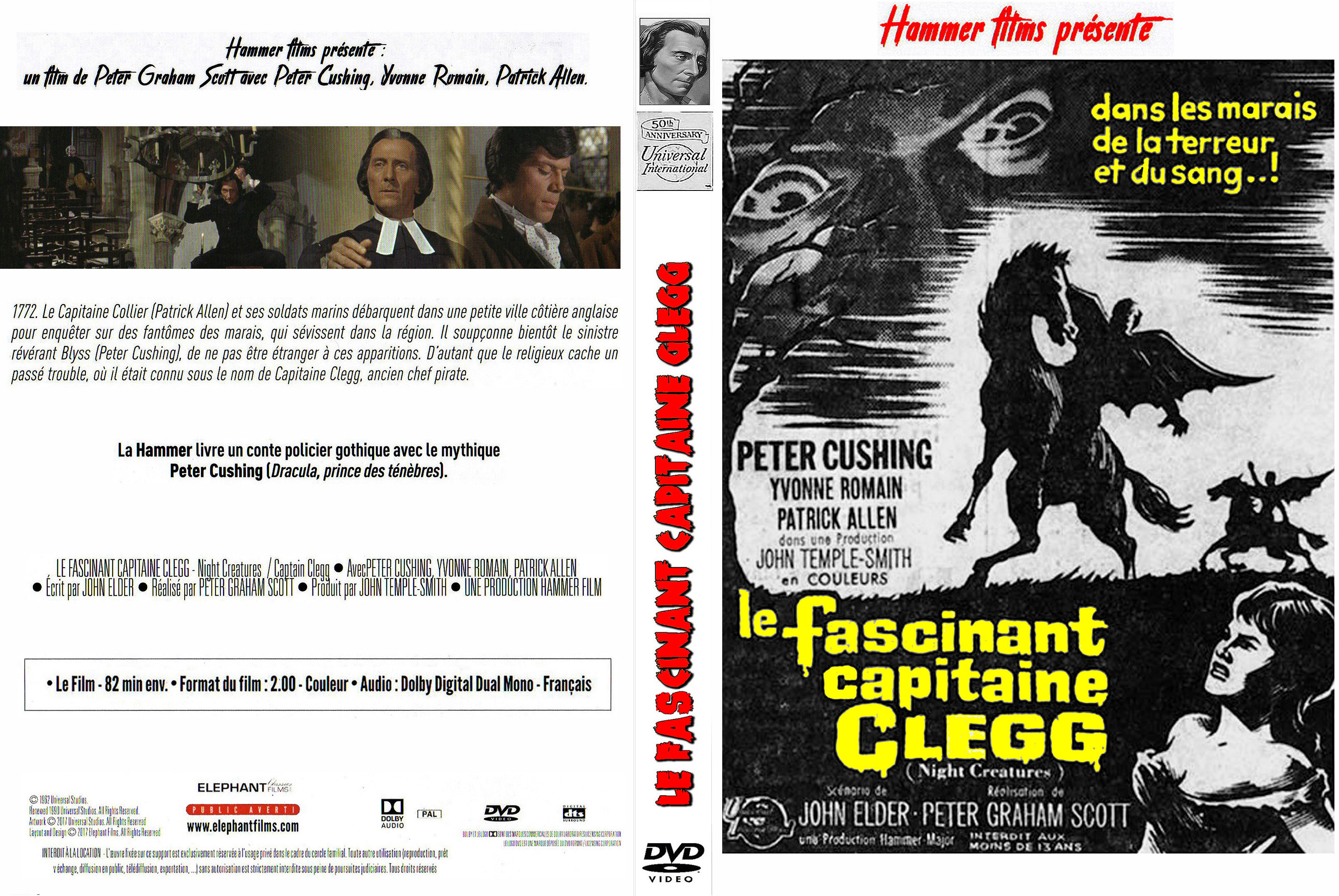 Jaquette DVD Le fascinant capitaine Clegg custom v2