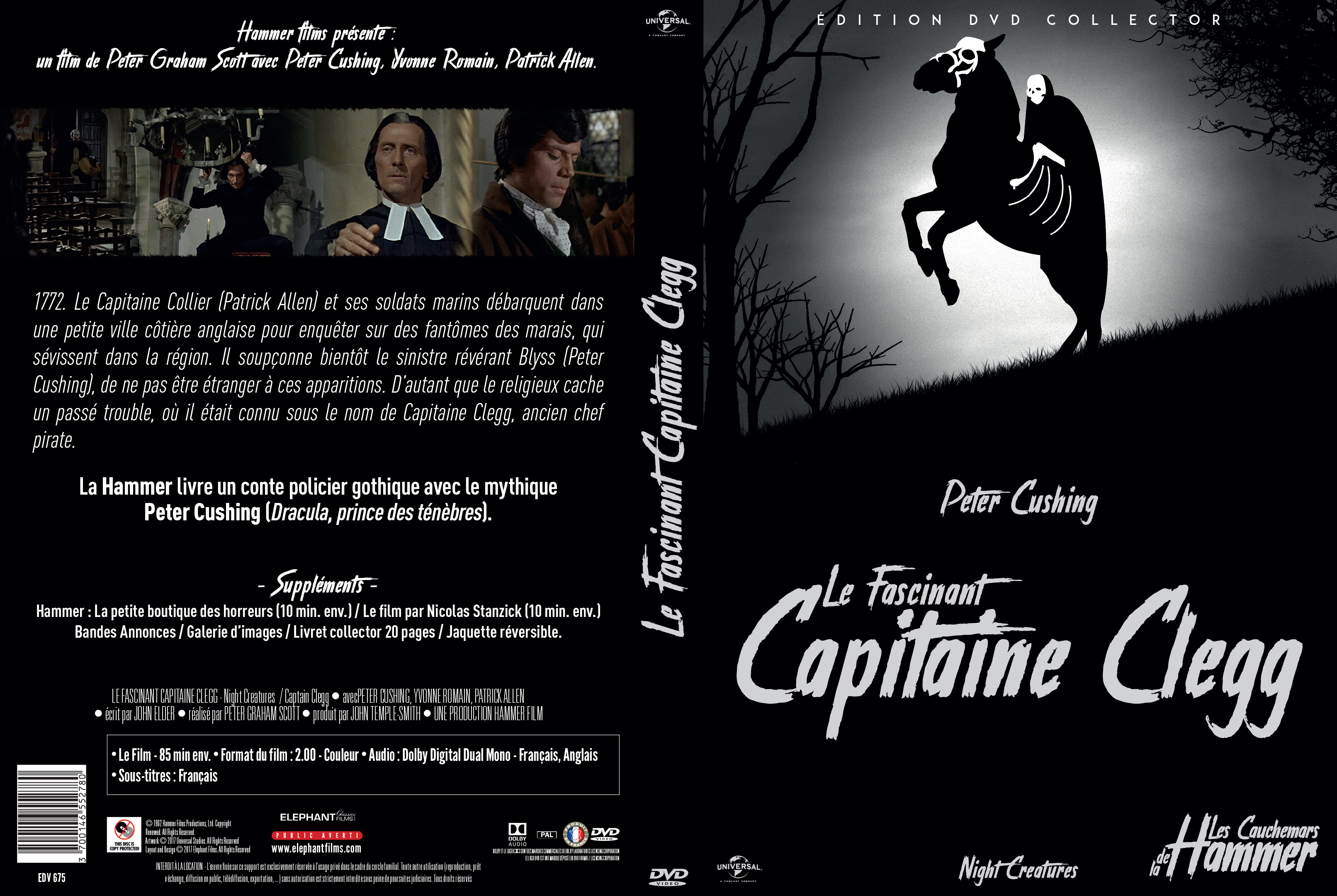 Jaquette DVD Le fascinant capitaine Clegg custom v3
