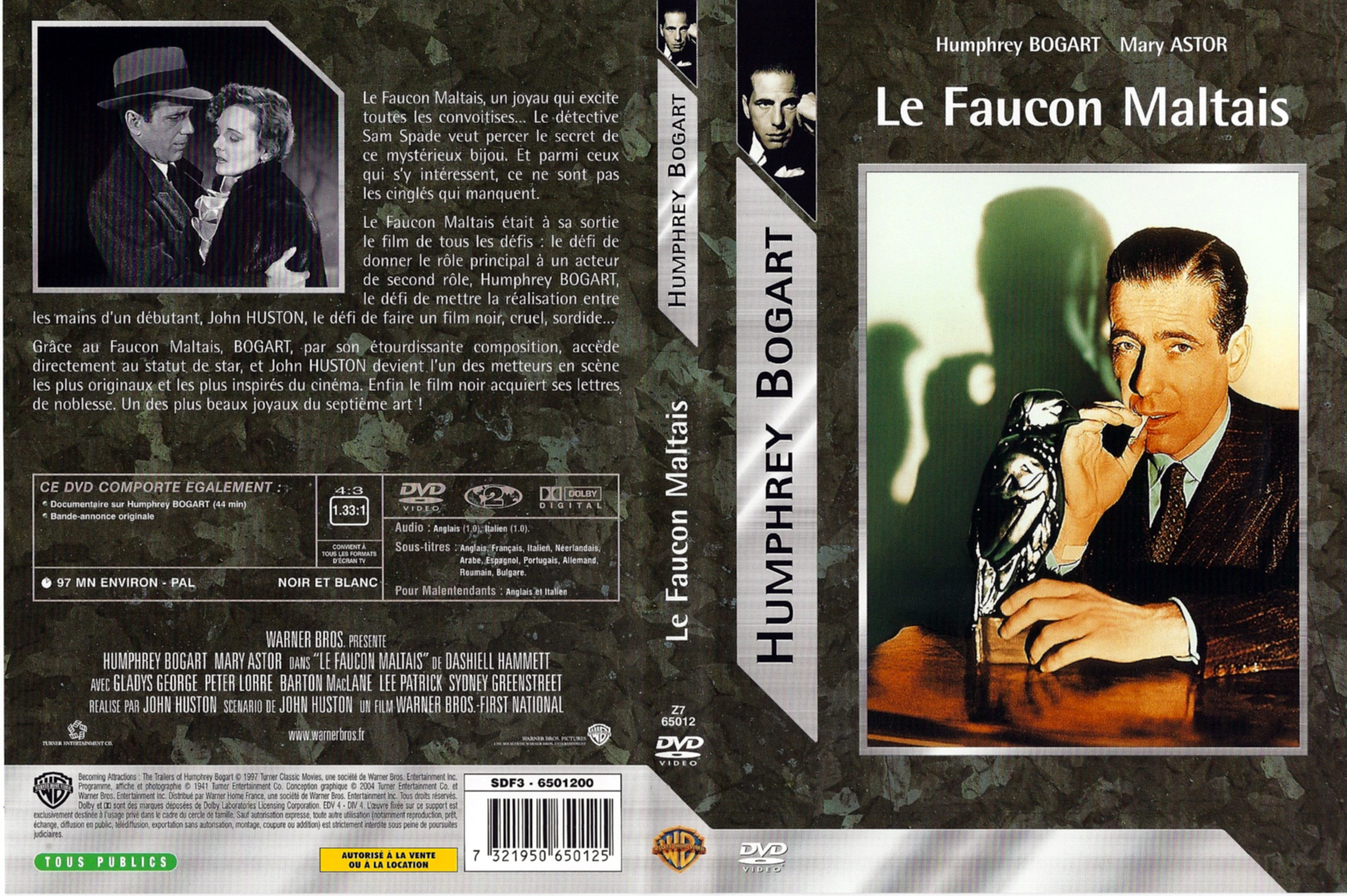 Jaquette DVD Le faucon maltais v2