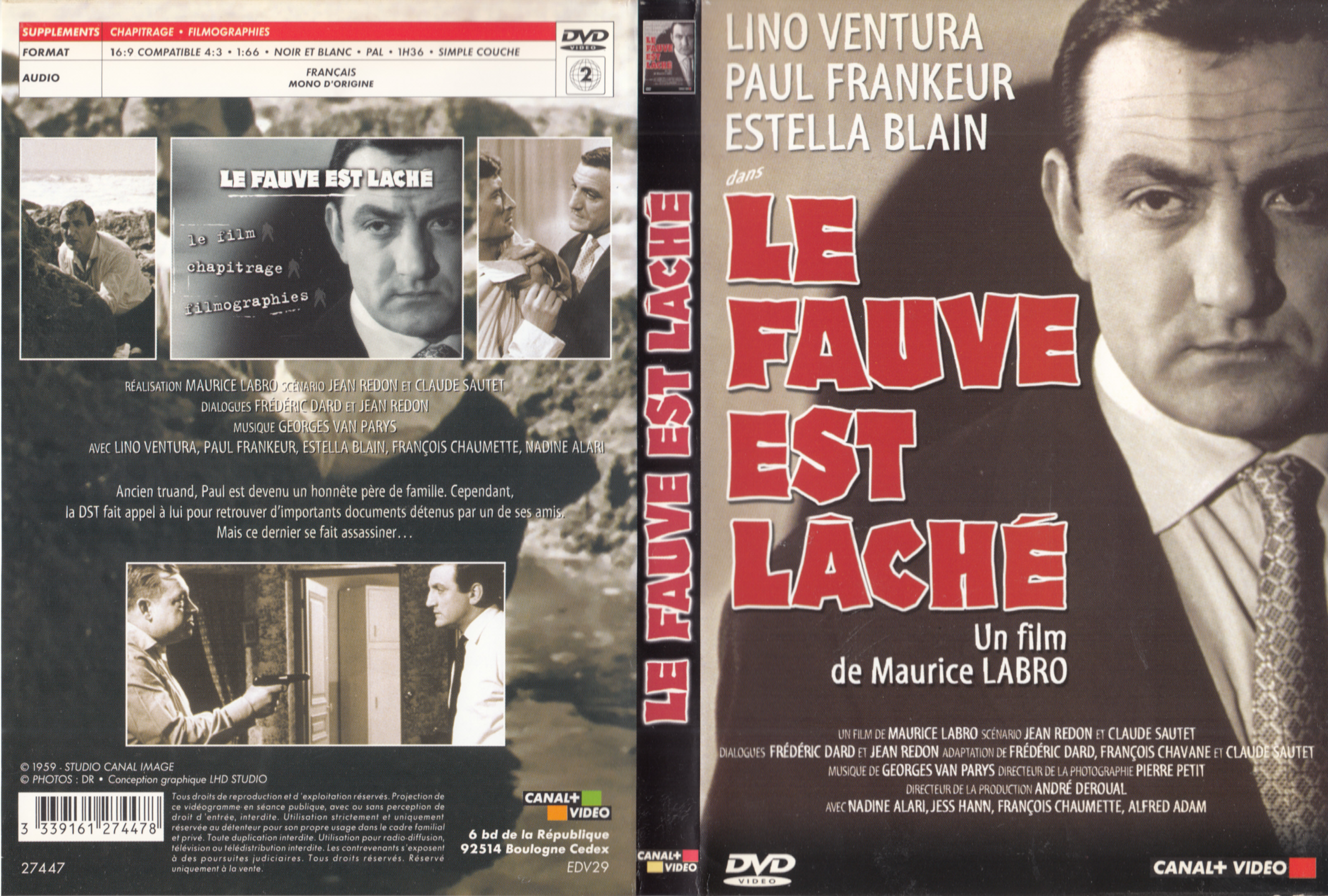 Jaquette DVD Le fauve est lch v4