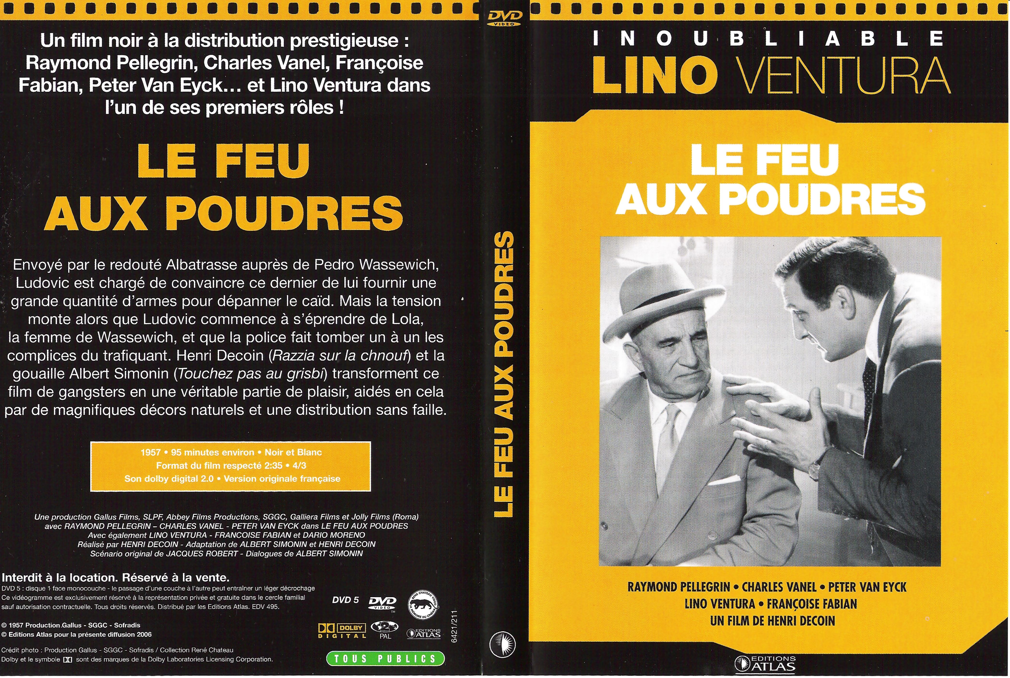 Jaquette DVD Le feu aux poudres