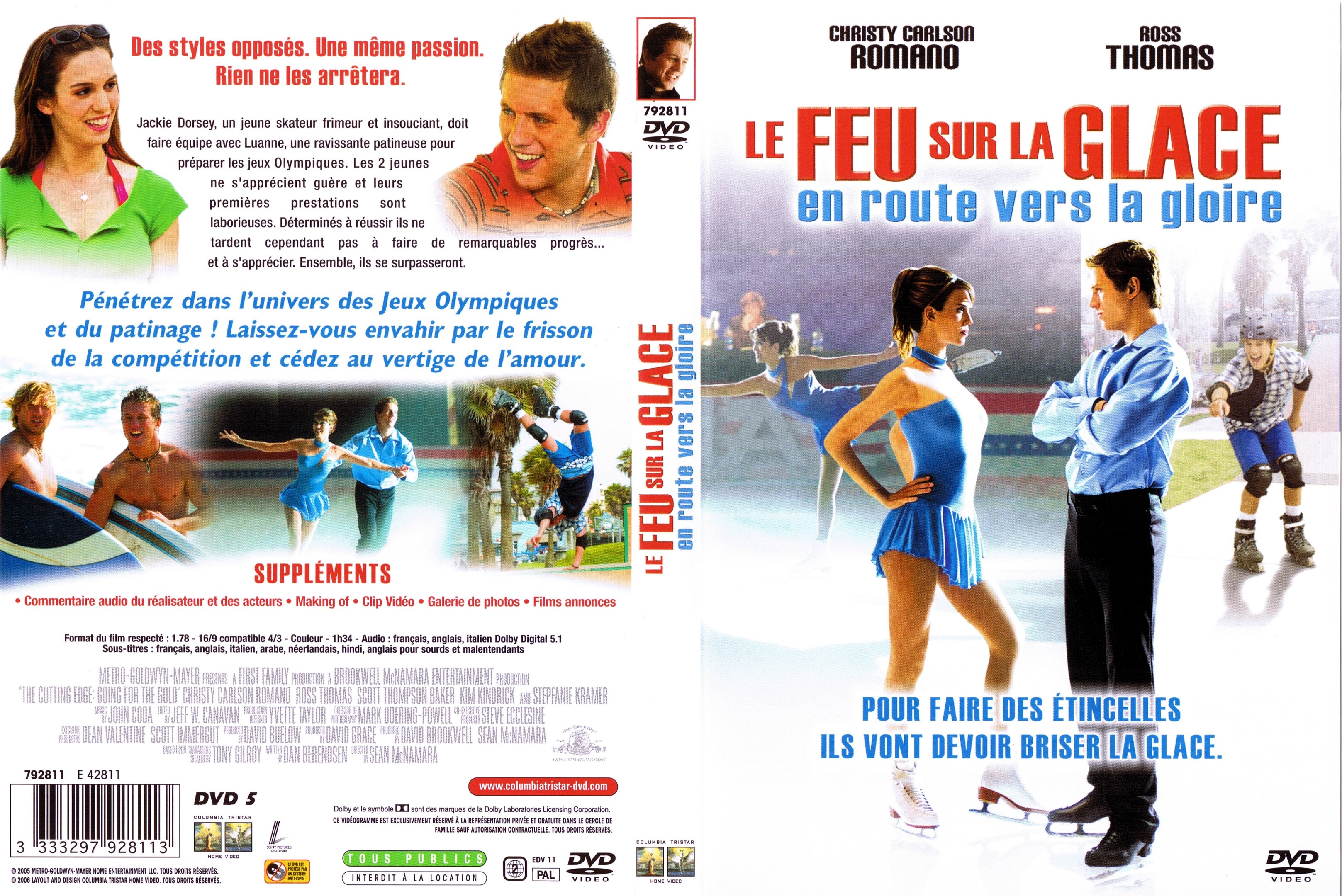 Jaquette DVD Le feu sur la glace en route vers la gloire