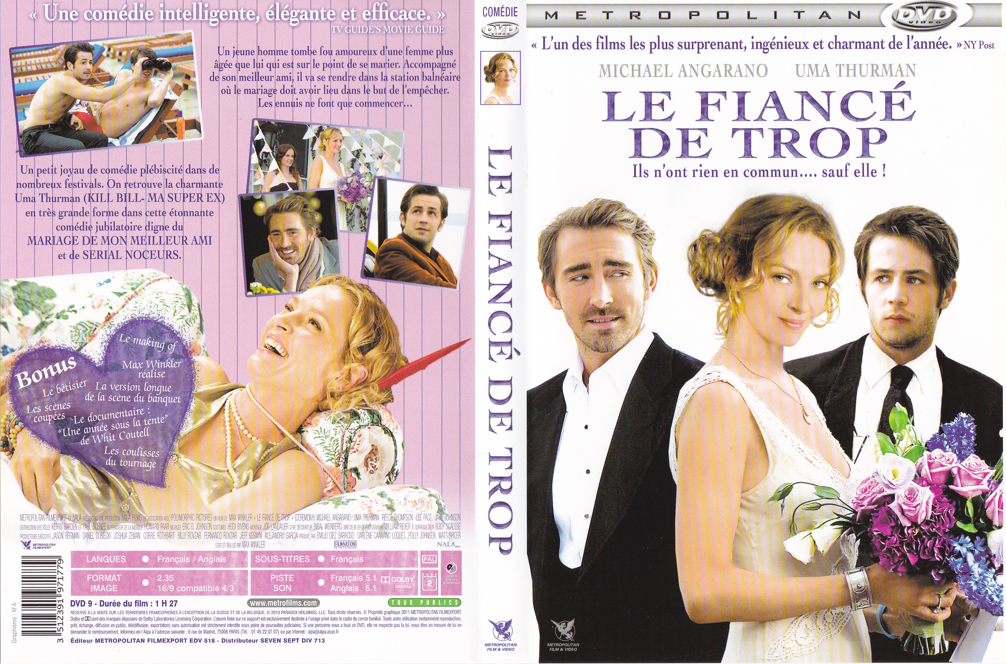 Jaquette DVD Le fiance de trop (BLU-RAY)