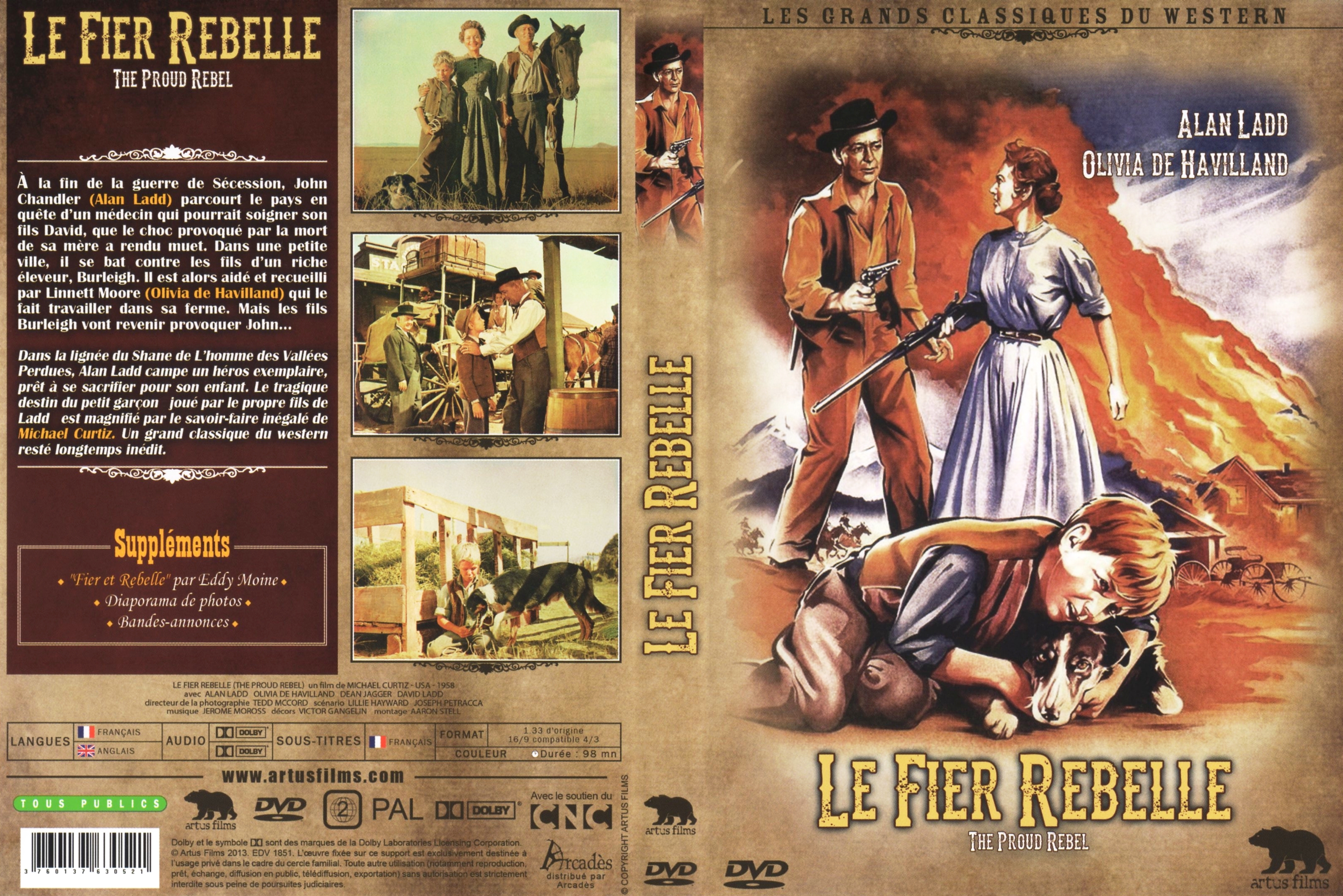 Jaquette DVD Le fier rebelle
