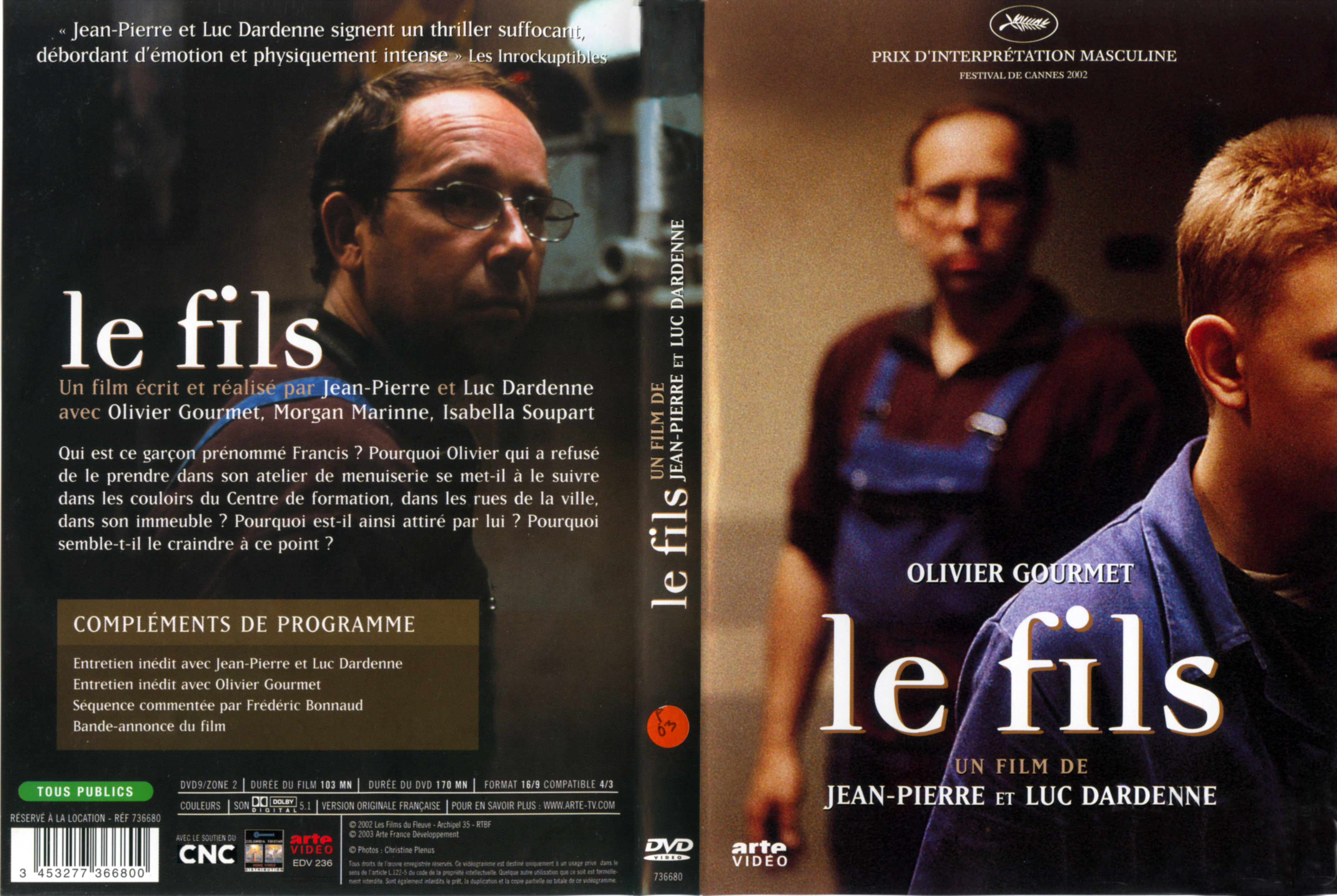 Jaquette DVD Le fils