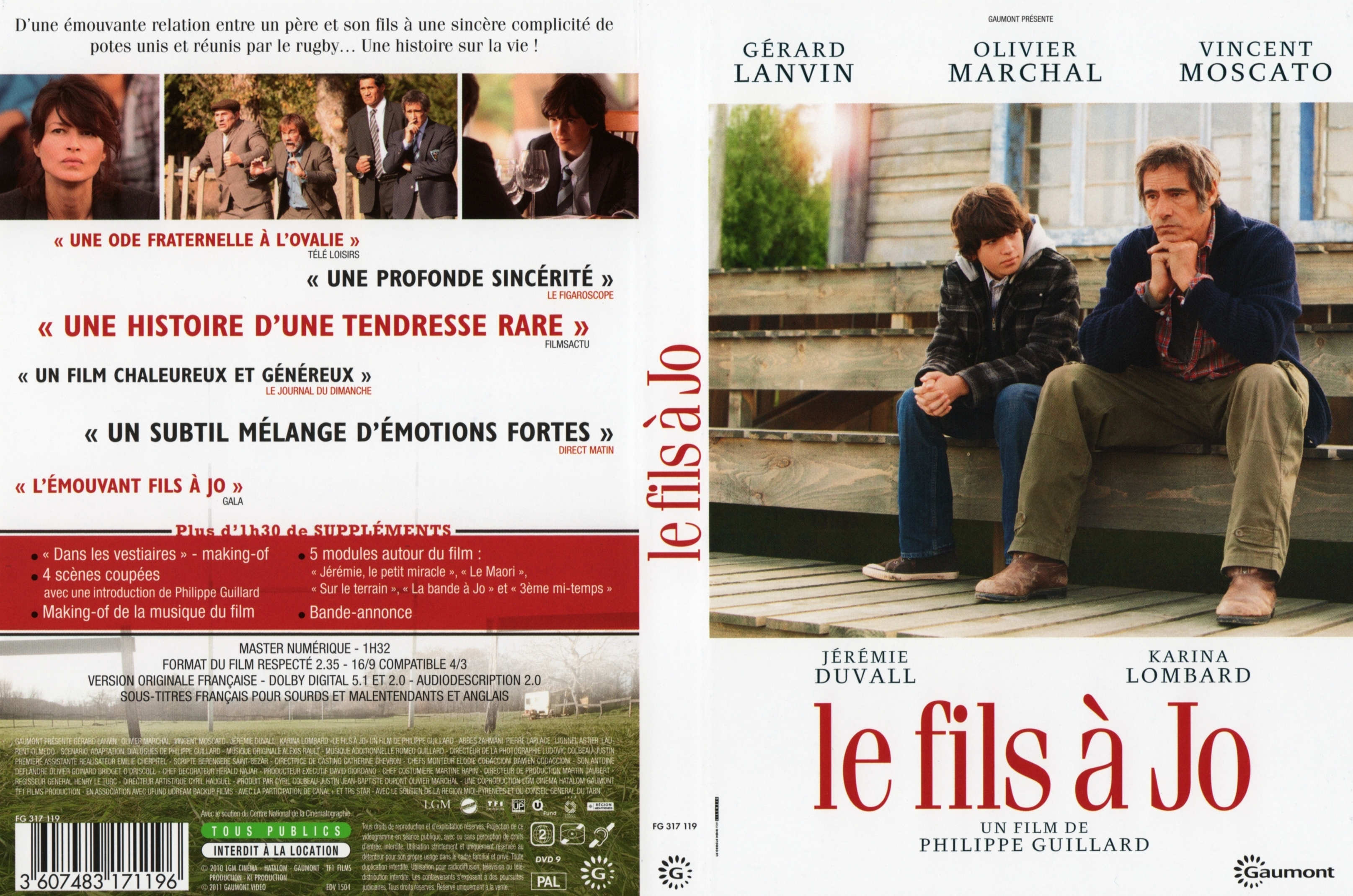 Jaquette DVD Le fils  Jo