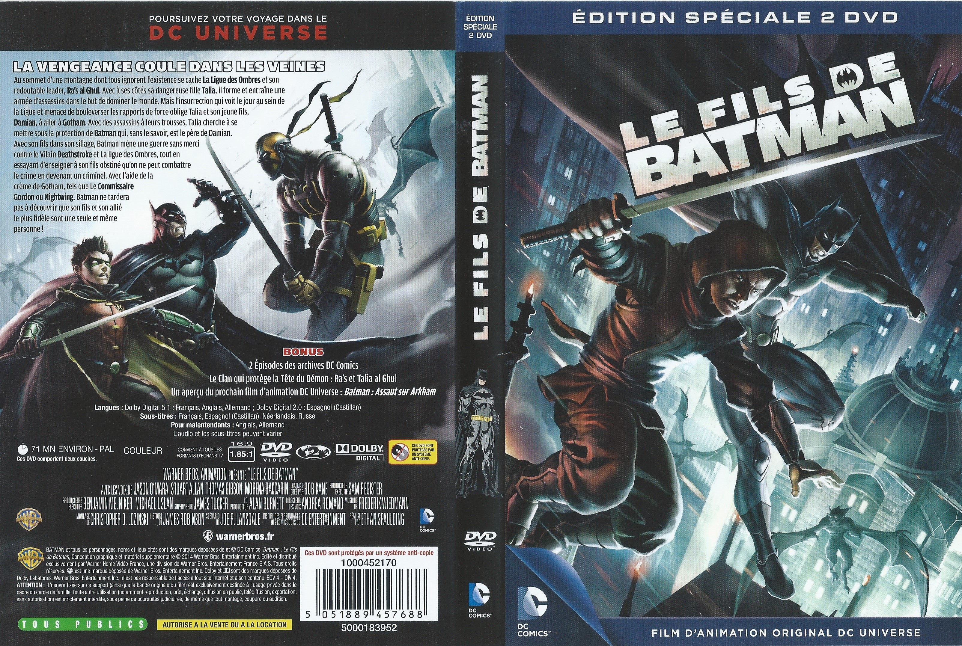 Jaquette DVD Le fils de Batman