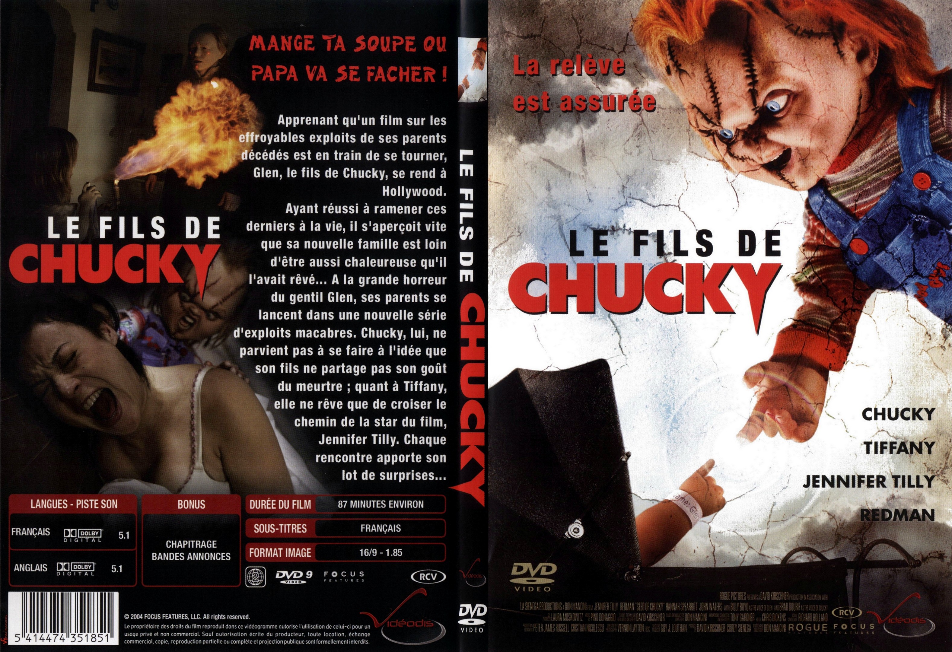 Jaquette DVD Le fils de Chucky - SLIM
