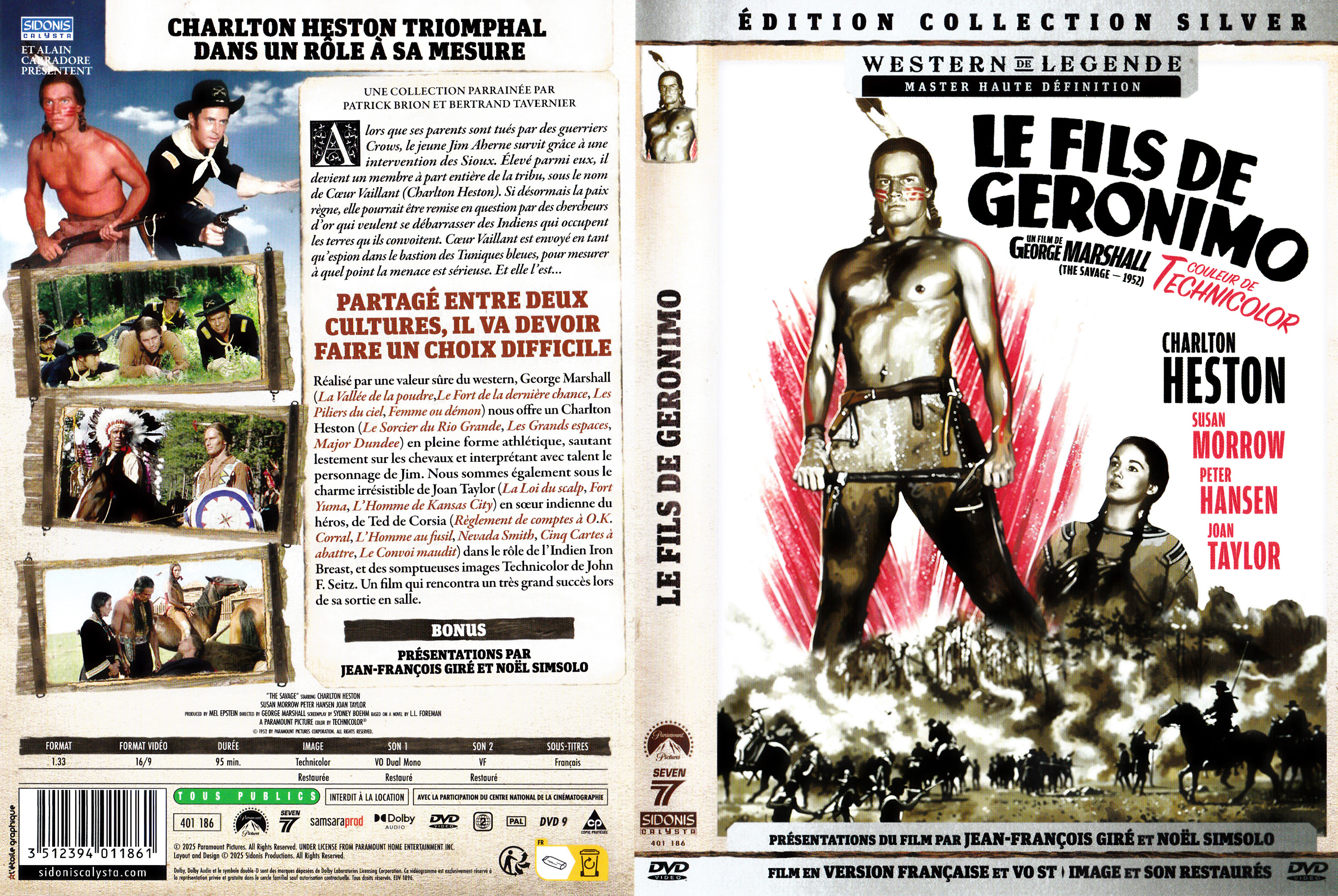 Jaquette DVD Le fils de Geronimo