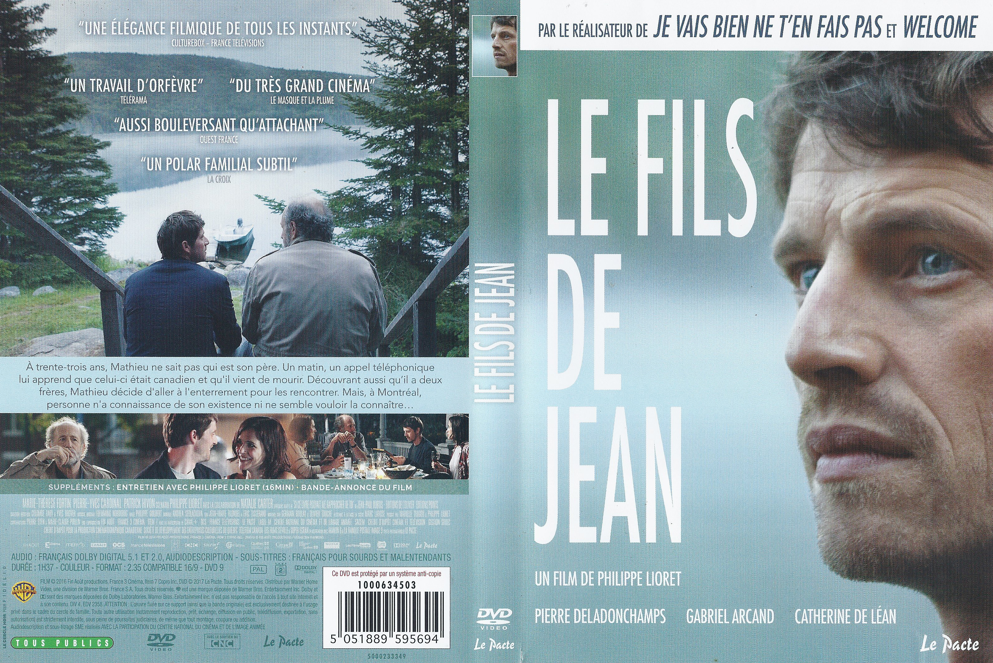 Jaquette DVD Le fils de Jean