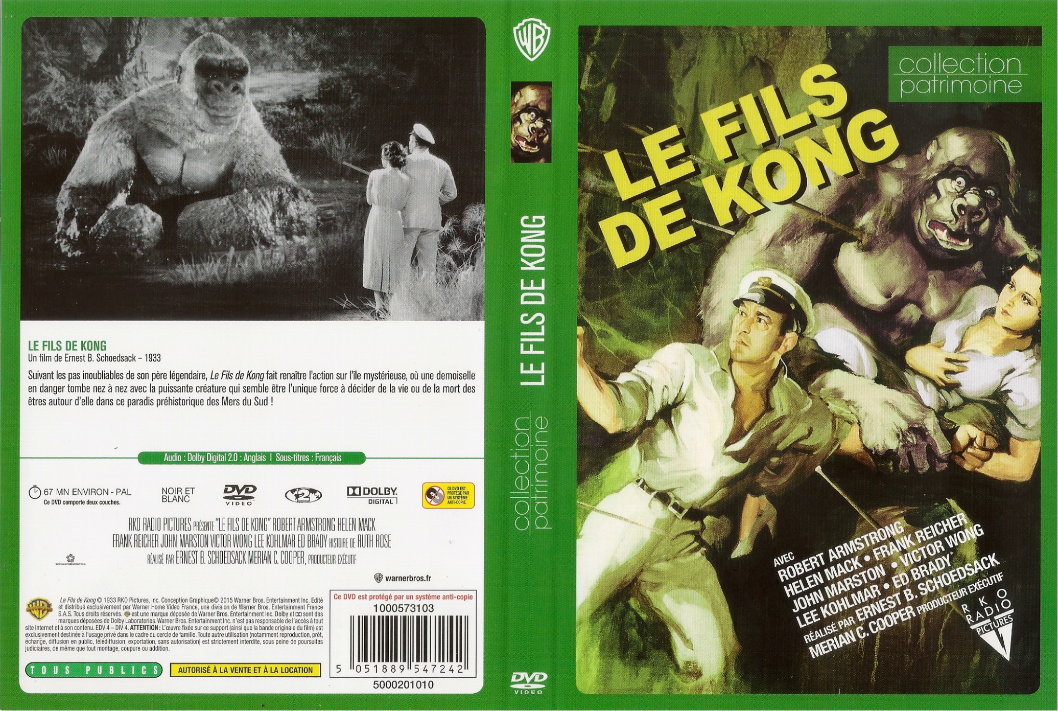 Jaquette DVD Le fils de Kong