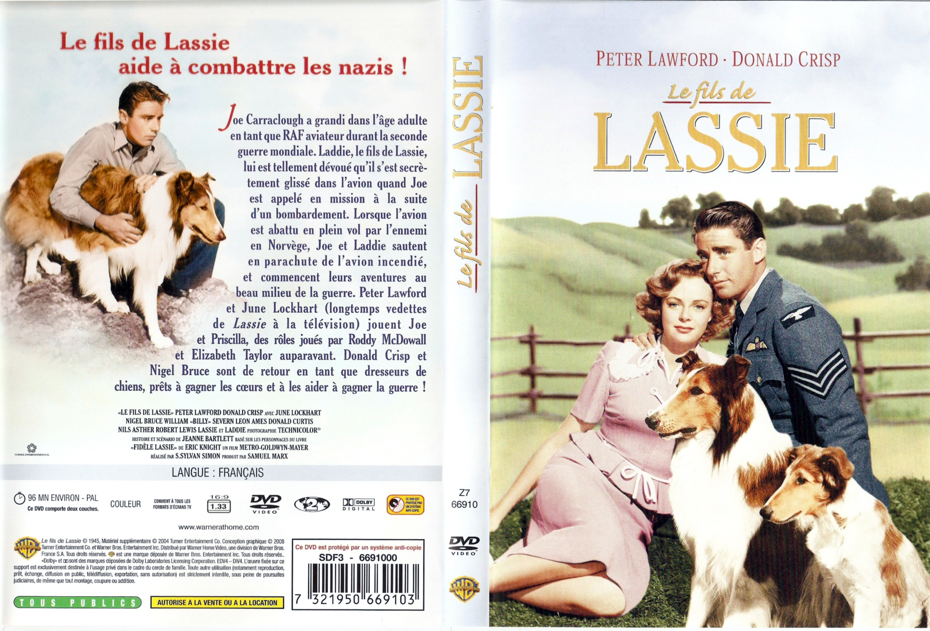 Jaquette DVD Le fils de Lassie