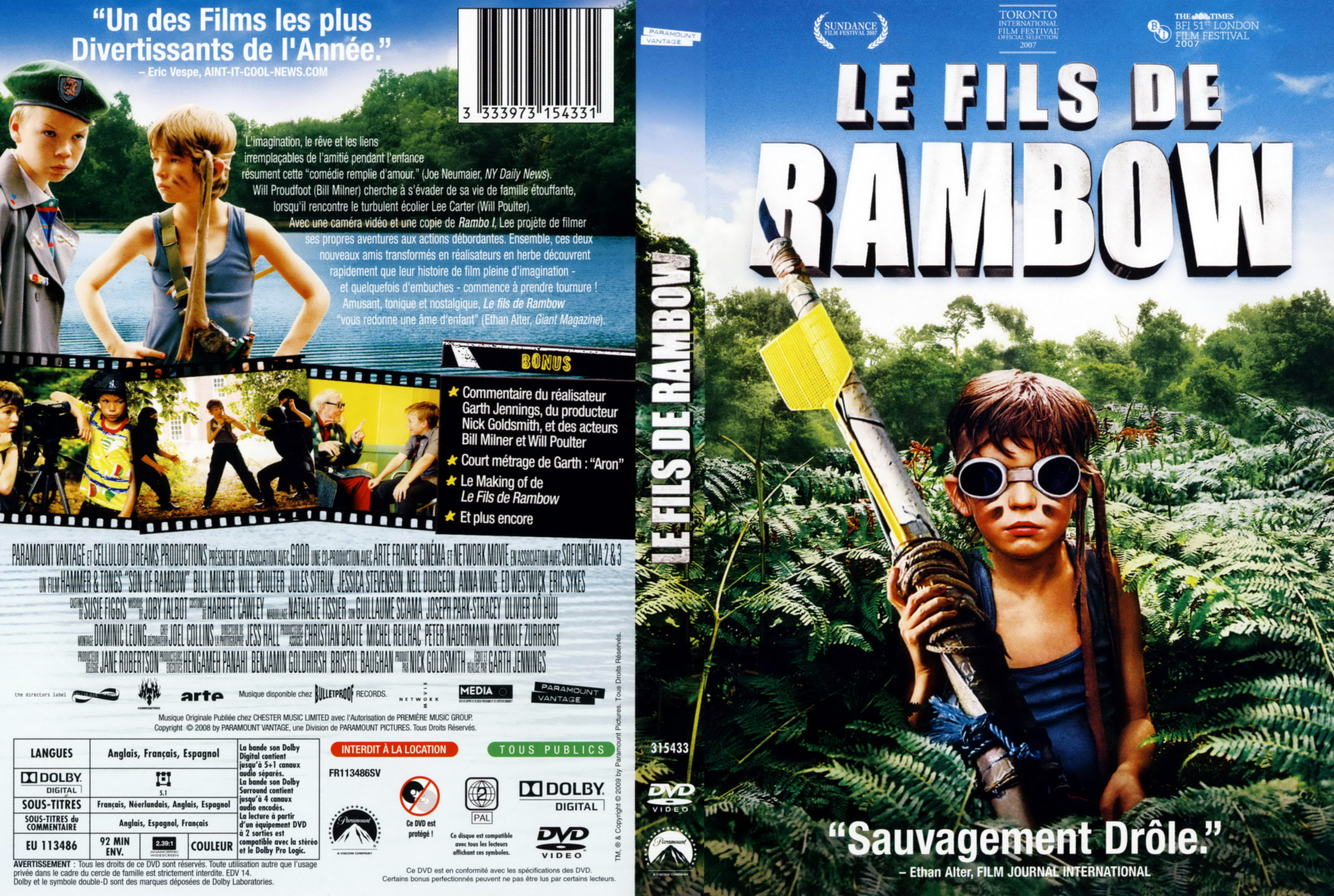 Jaquette DVD Le fils de rambow