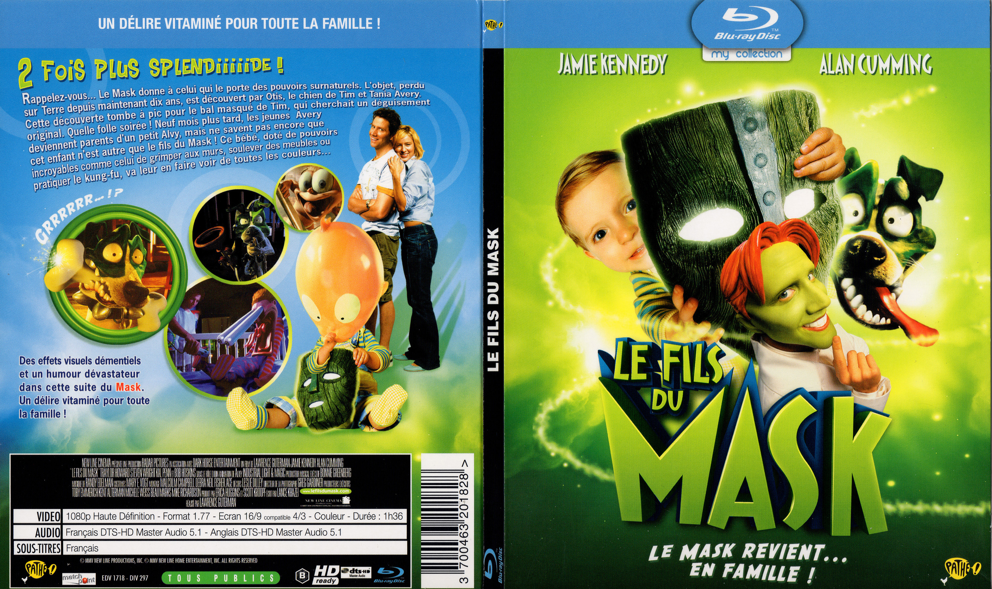 Jaquette DVD Le fils du Mask (BLU-RAY)