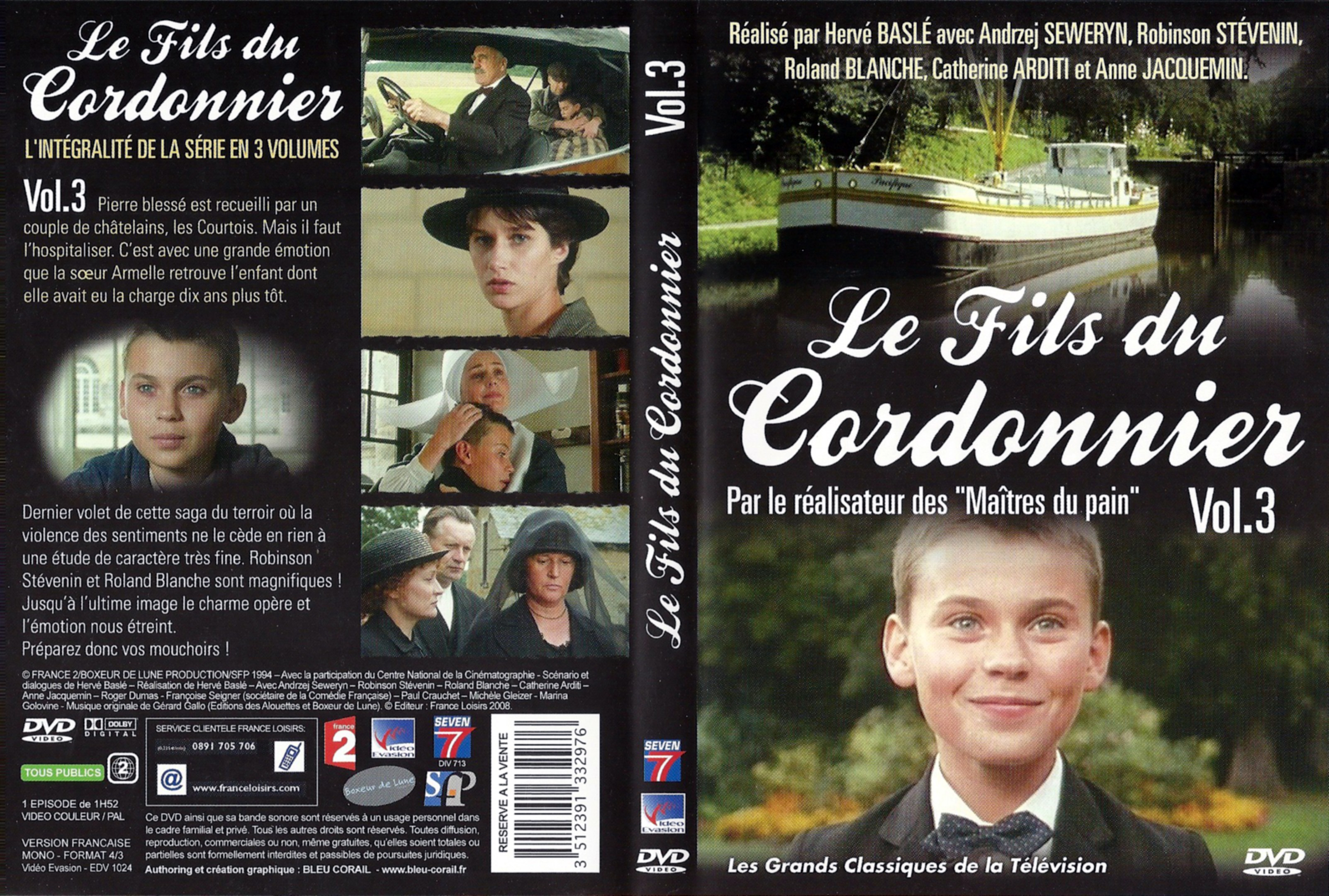 Jaquette DVD Le fils du cordonnier vol 03