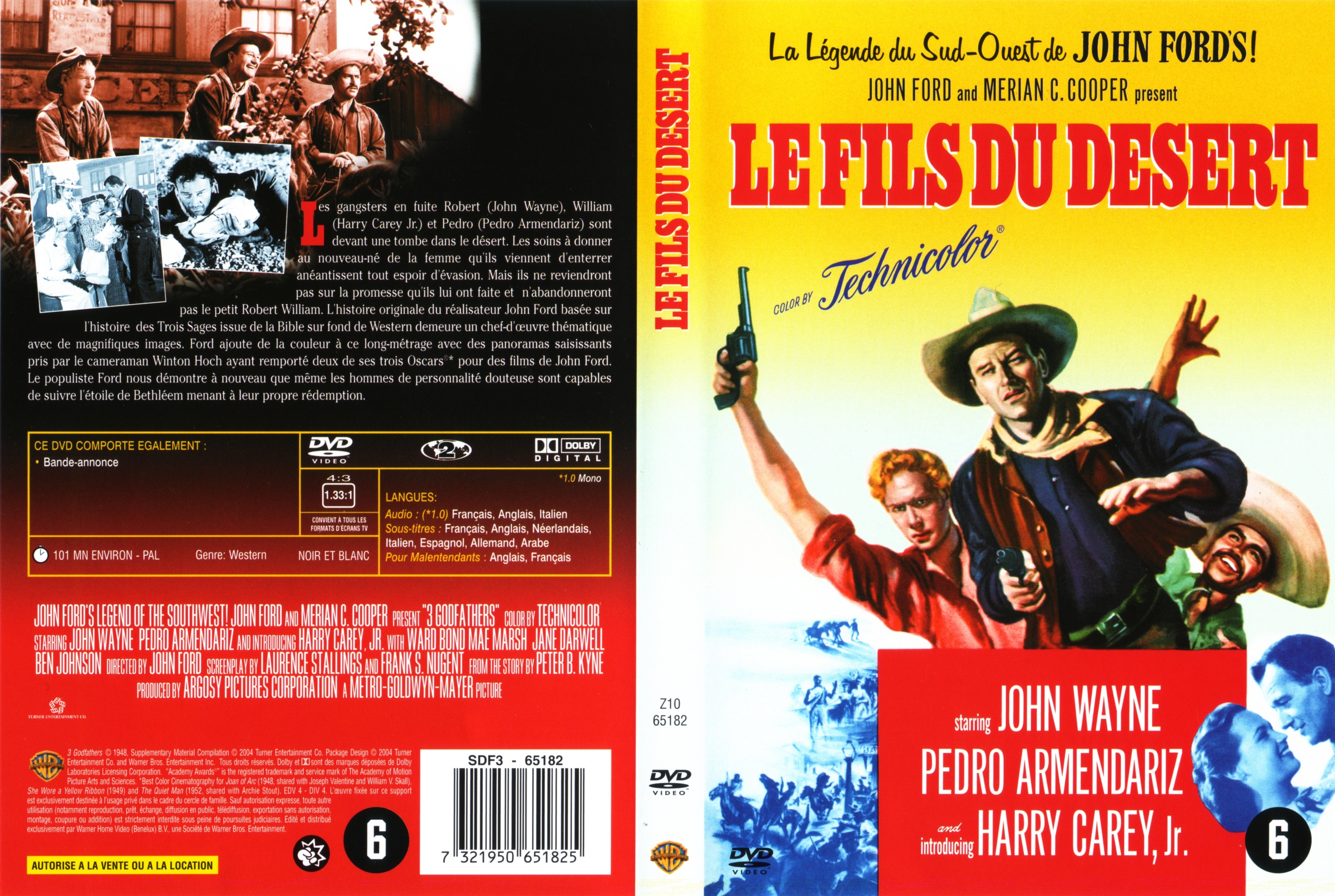 Jaquette DVD Le fils du desert v2