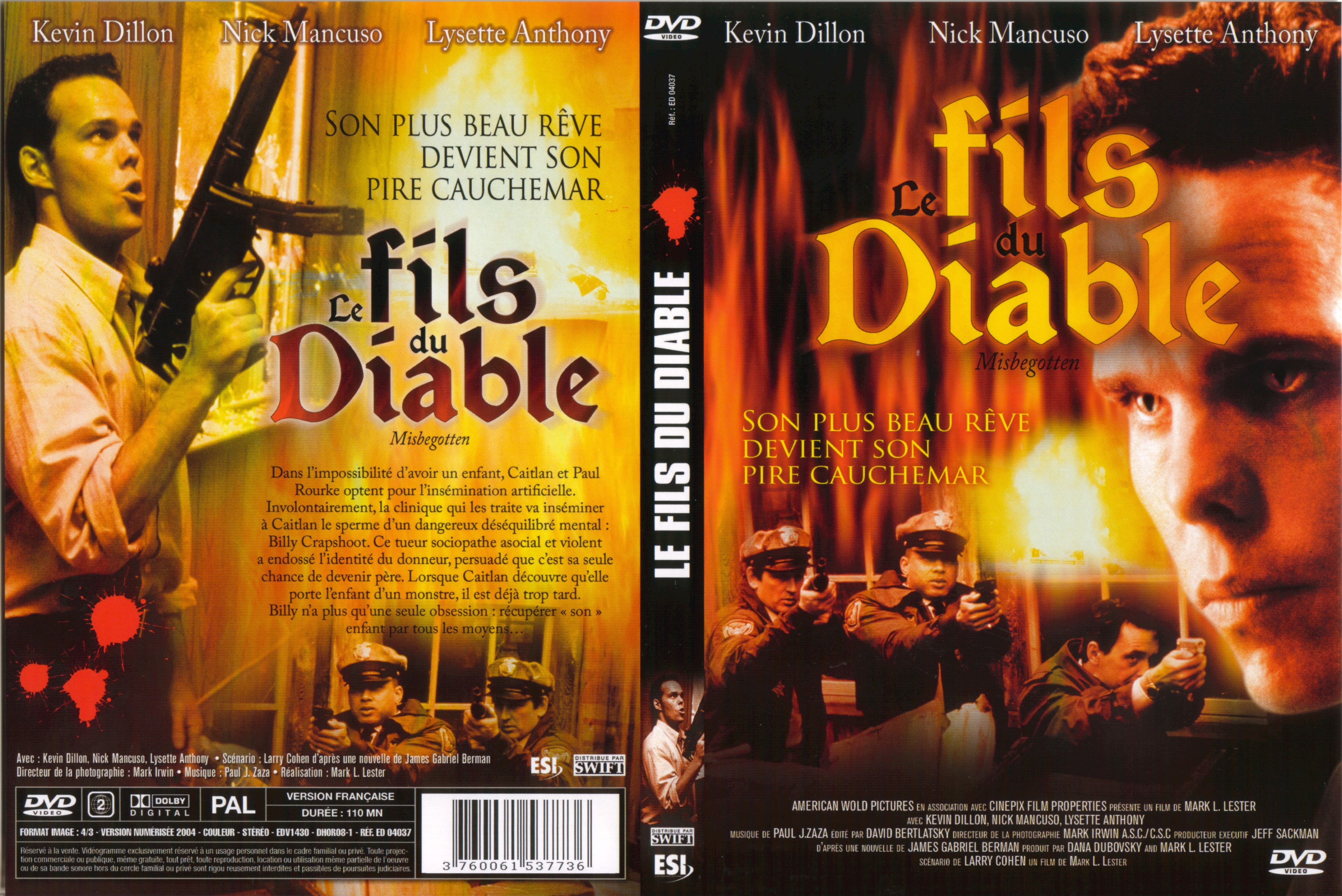 Jaquette DVD Le fils du diable