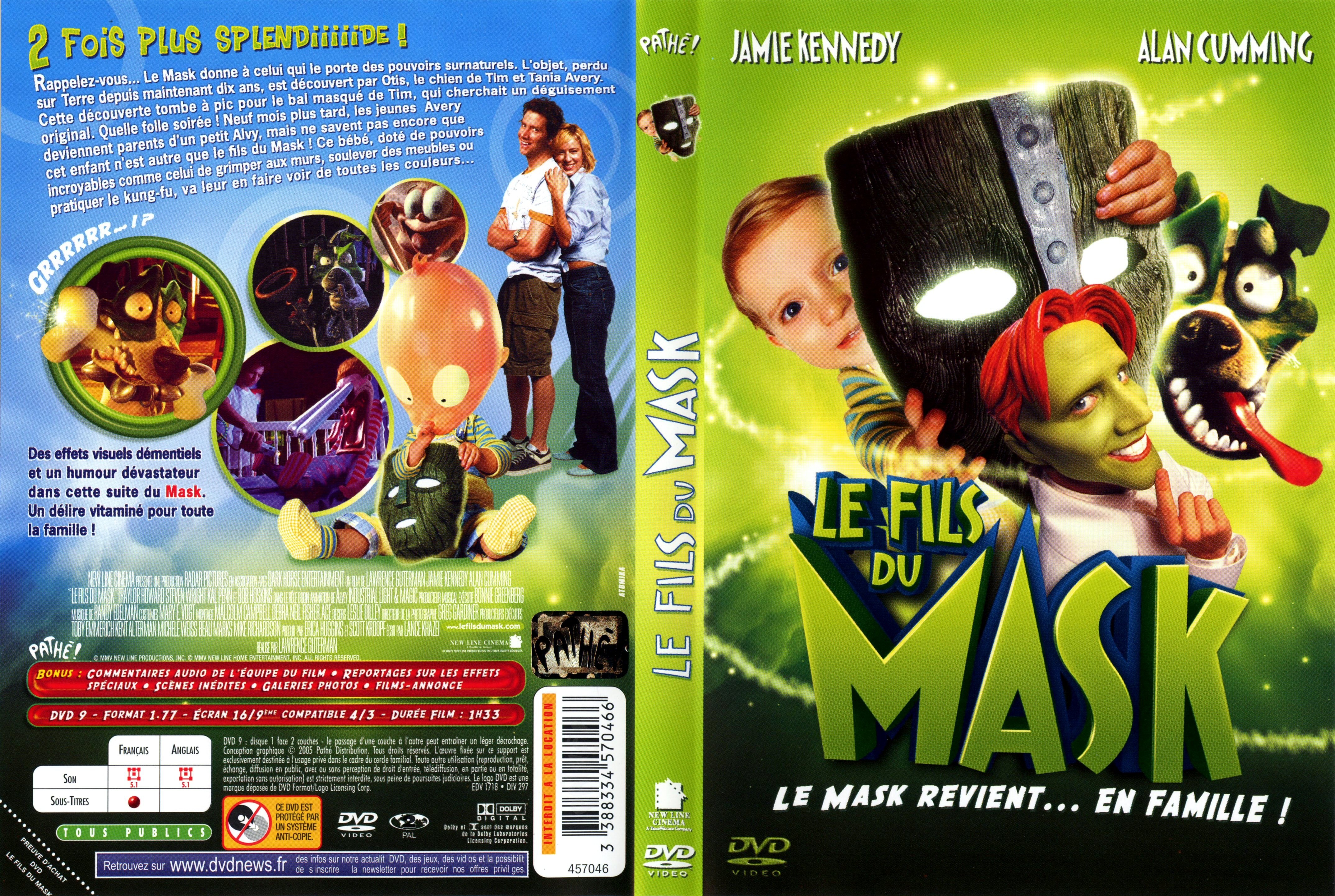 Jaquette DVD Le fils du mask