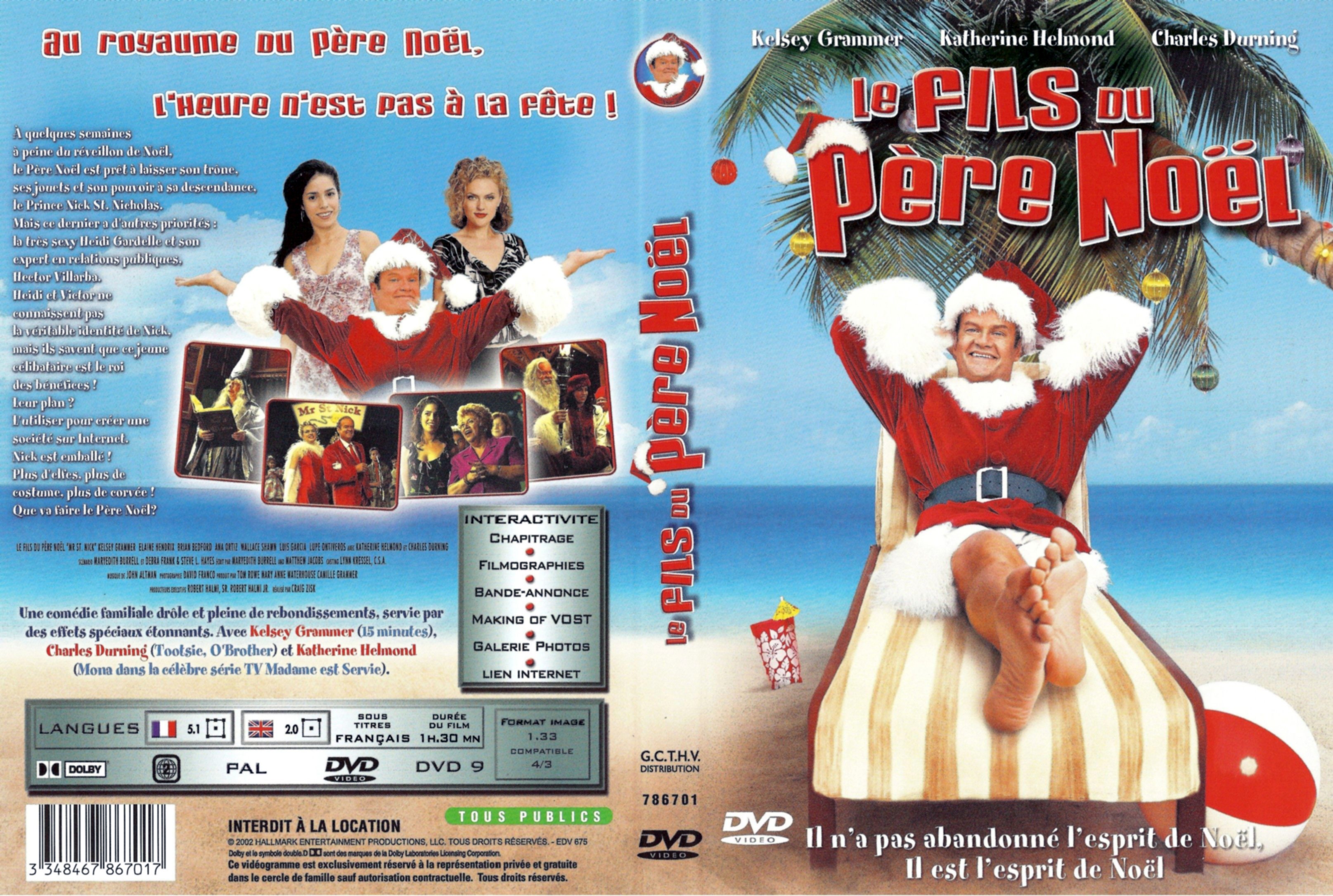 Jaquette DVD Le fils du pre noel