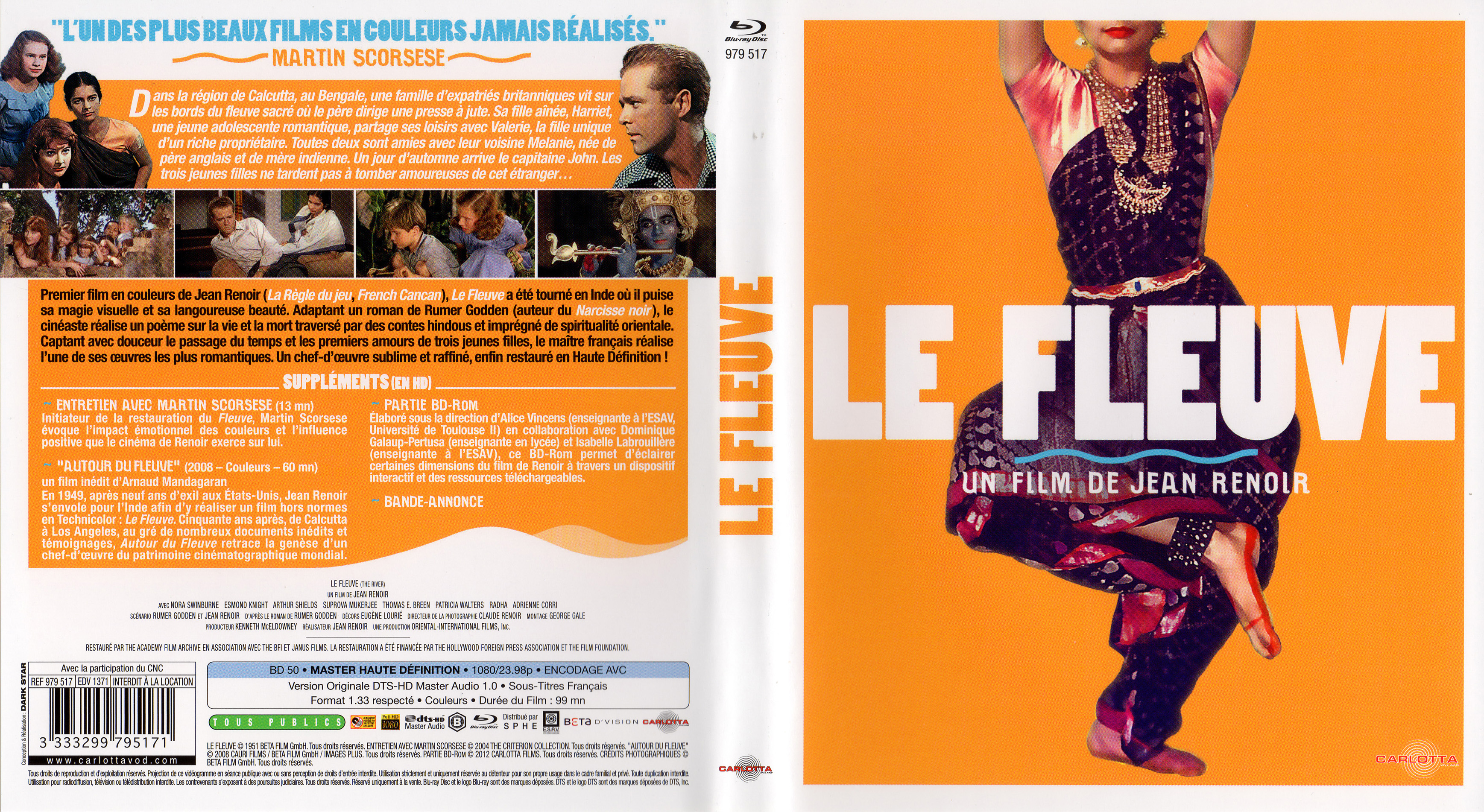 Jaquette DVD Le fleuve (BLU-RAY)