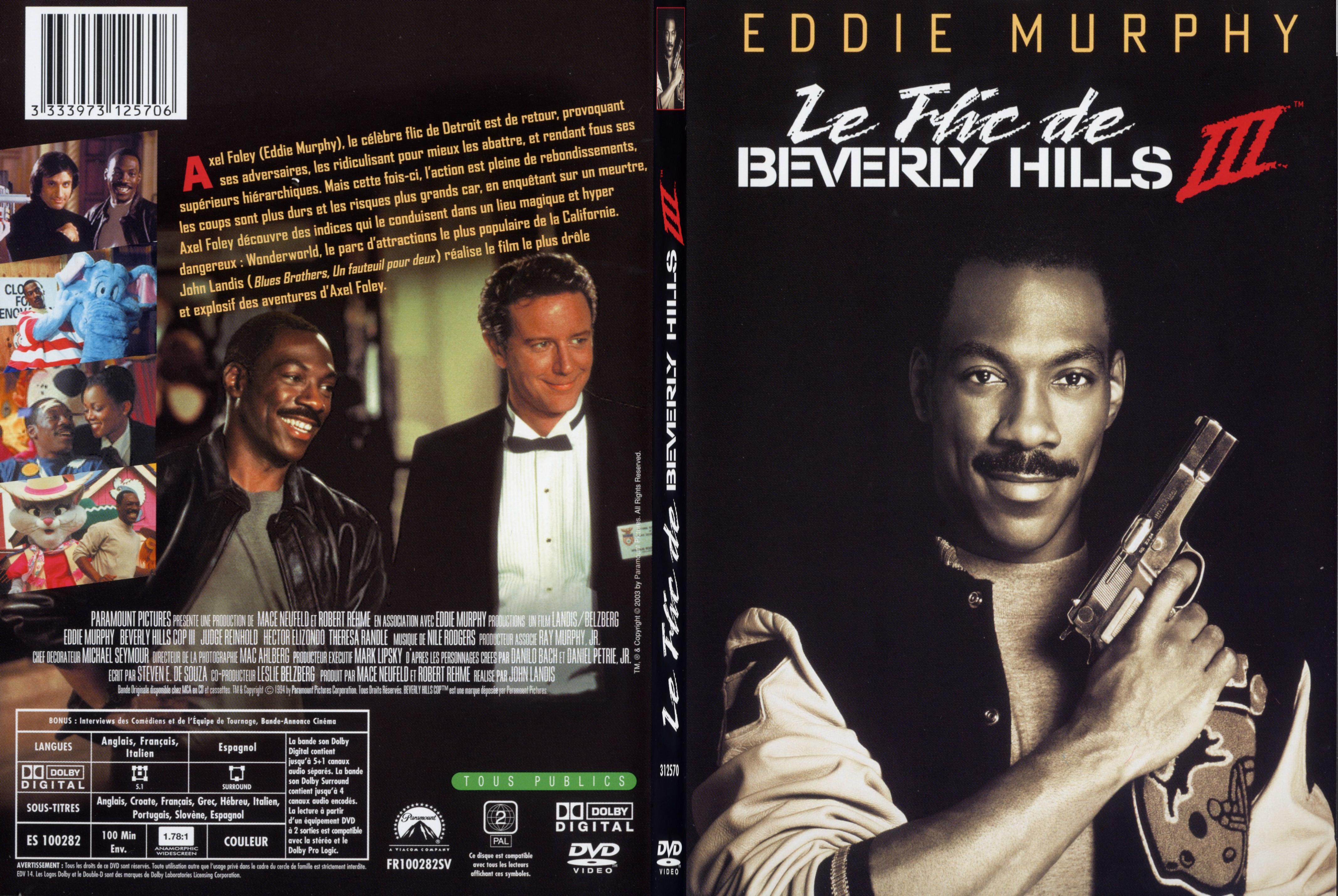 Jaquette DVD Le flic de Beverly Hills 3 - SLIM