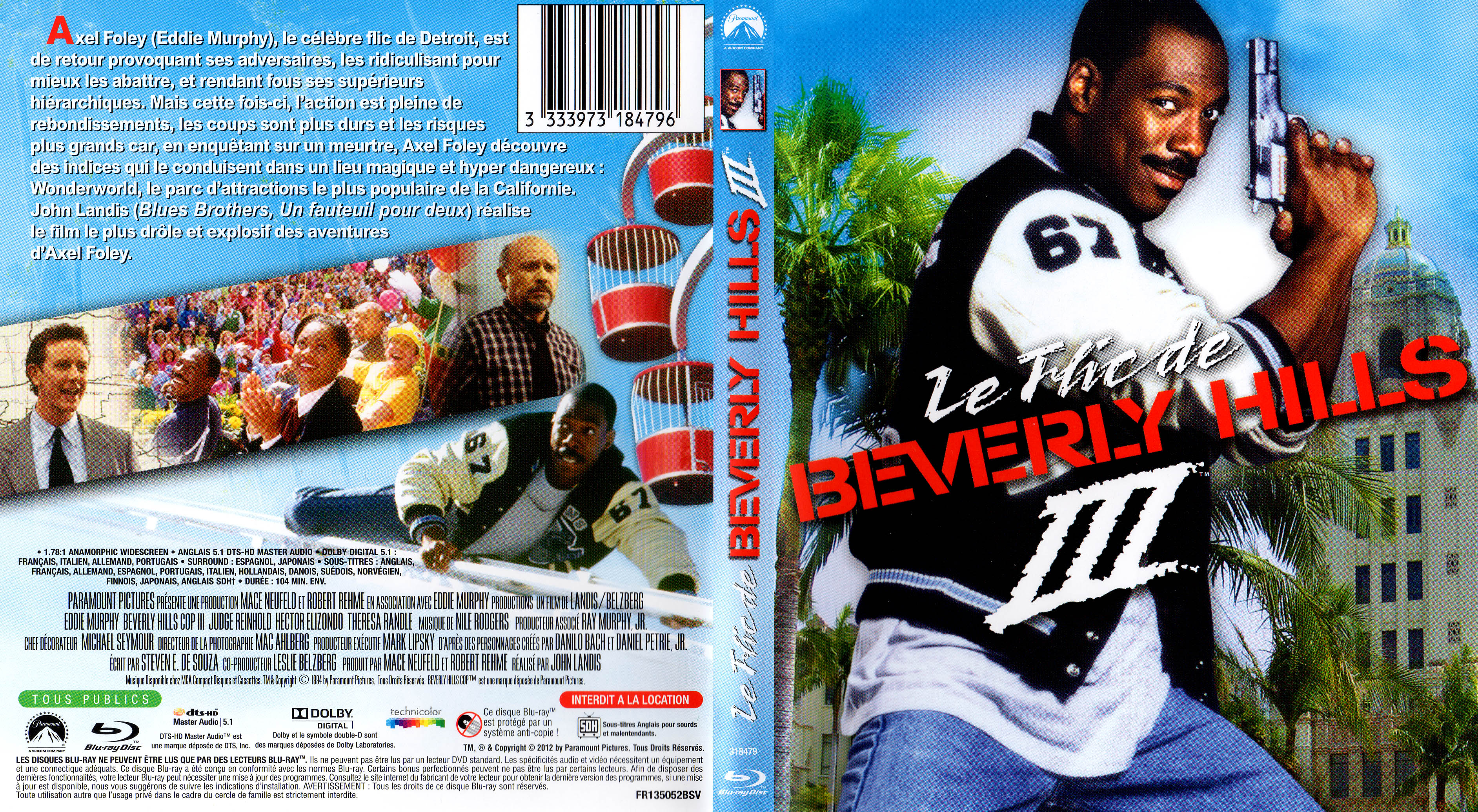 Jaquette DVD Le flic de Beverly Hills III (BLU-RAY)