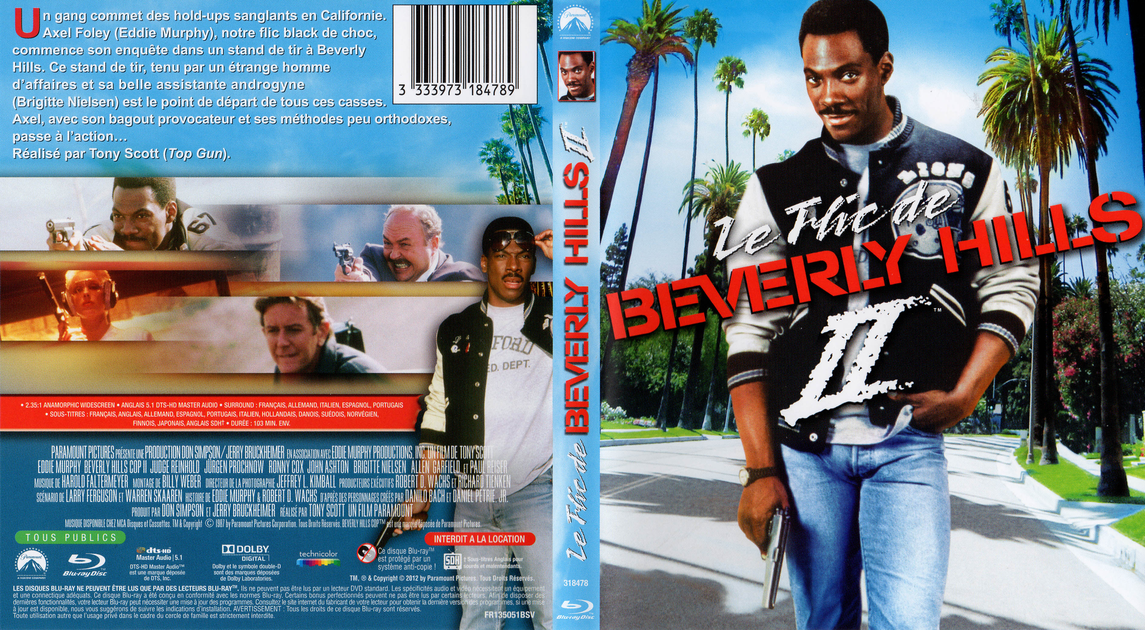 Jaquette DVD Le flic de Beverly Hills II (BLU-RAY)