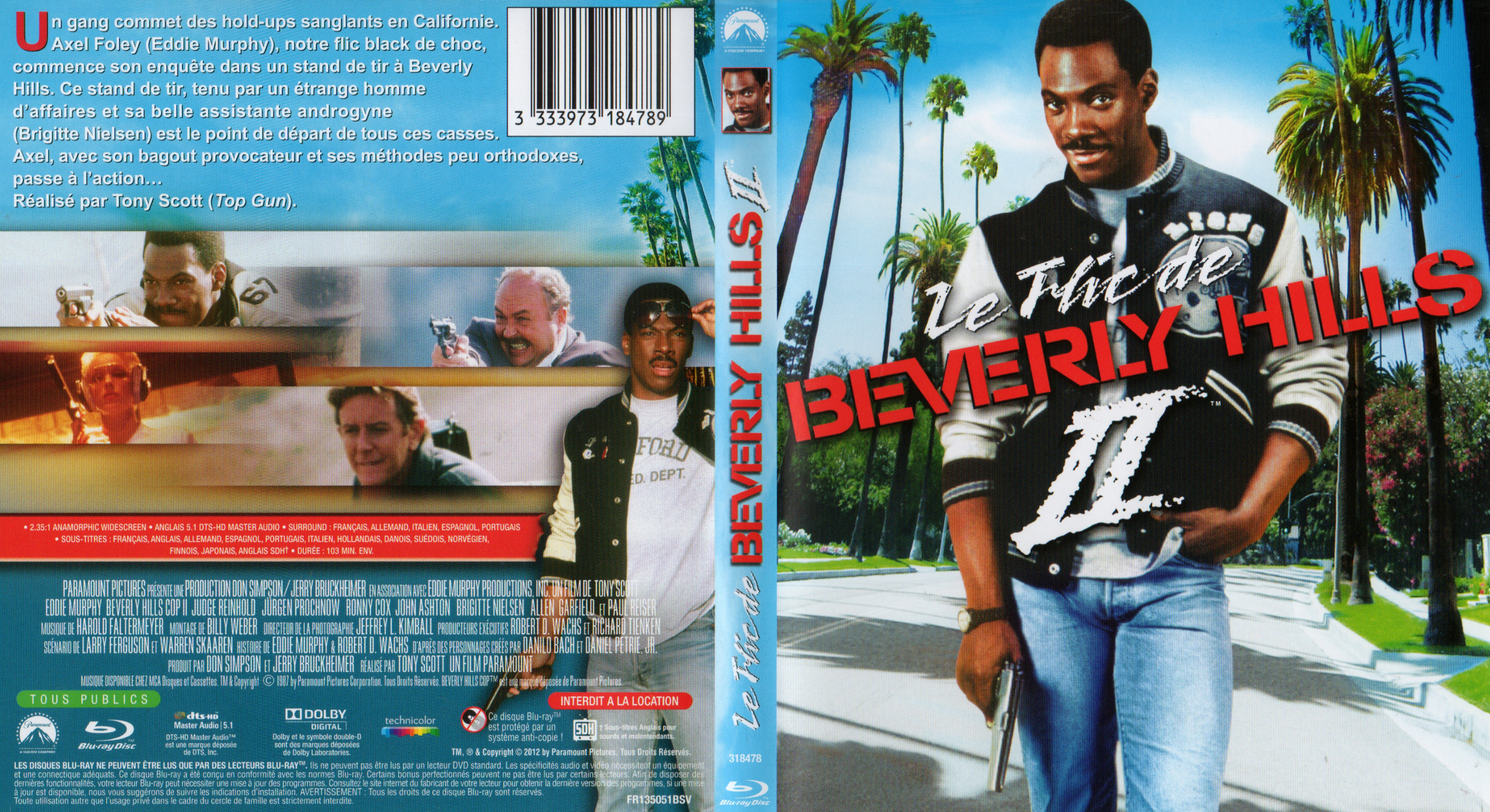 Jaquette DVD Le flic de Beverly Hills (BLU-RAY) v2