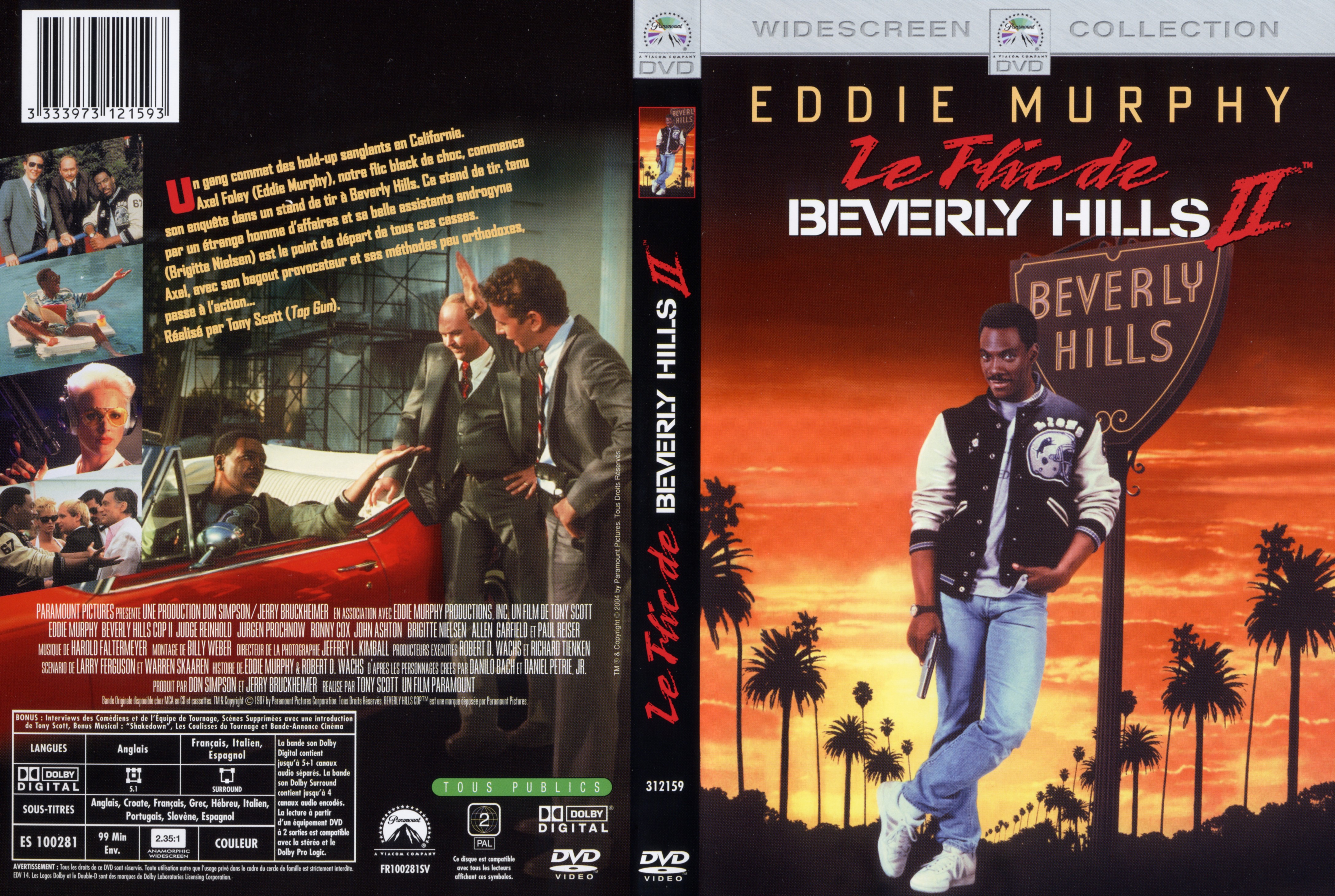 Jaquette DVD Le flic de Beverly hills 2