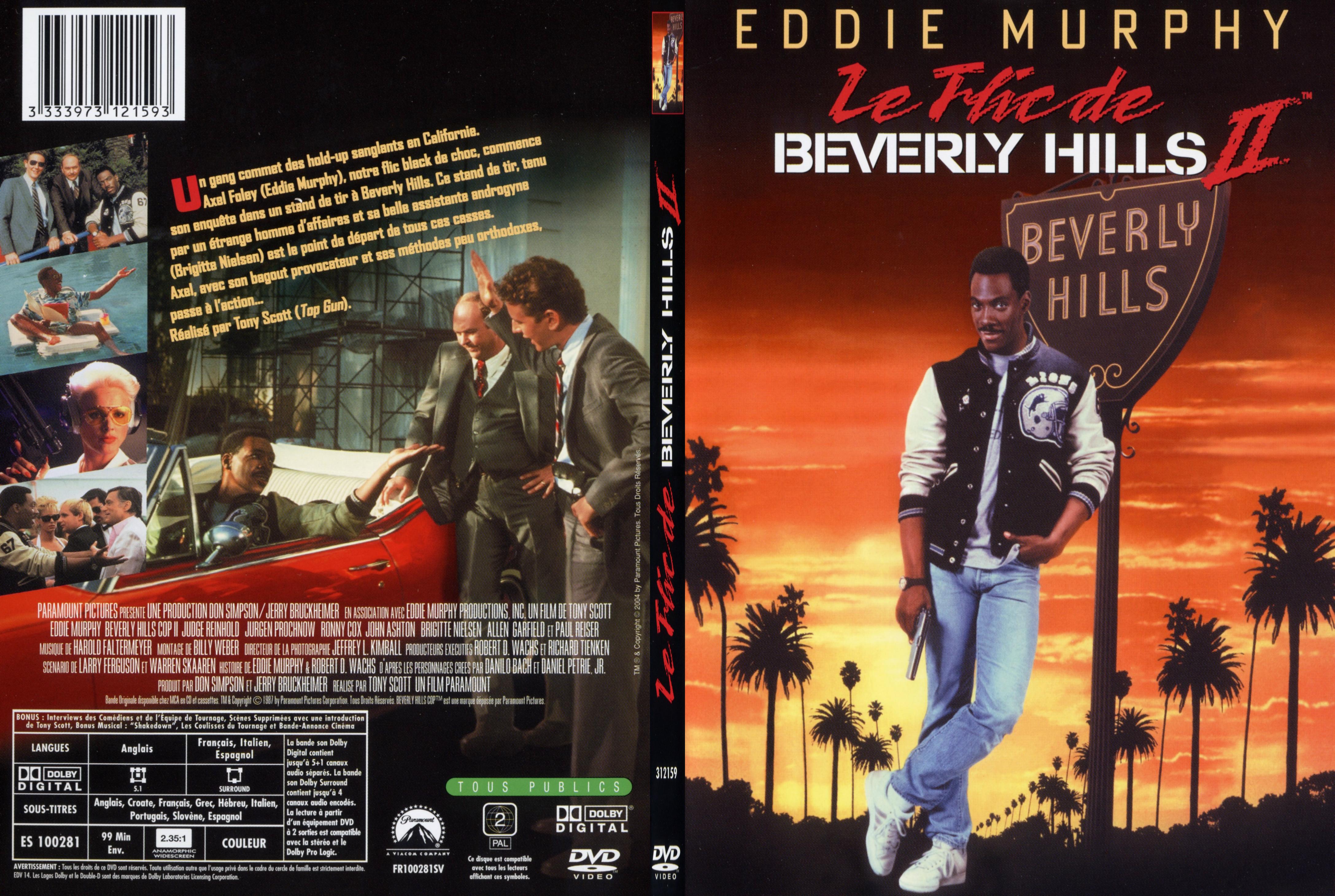 Jaquette DVD Le flic de Beverly hills 2 - SLIM