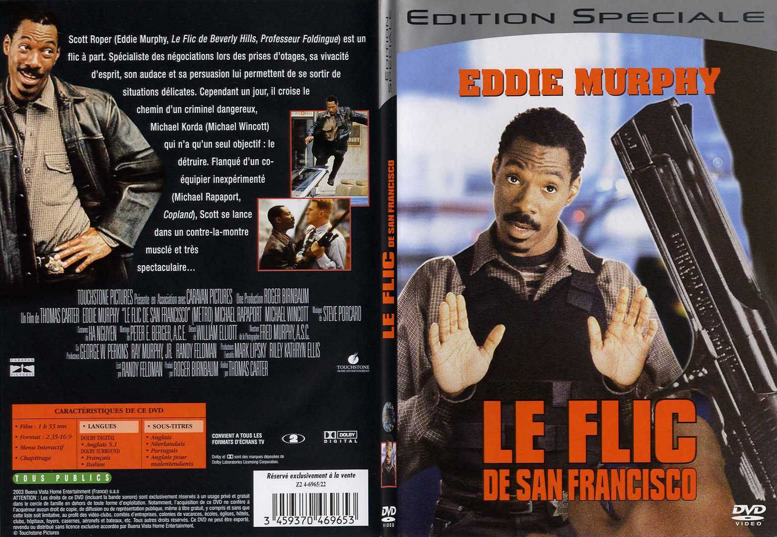 Jaquette DVD Le flic de San Francisco - SLIM