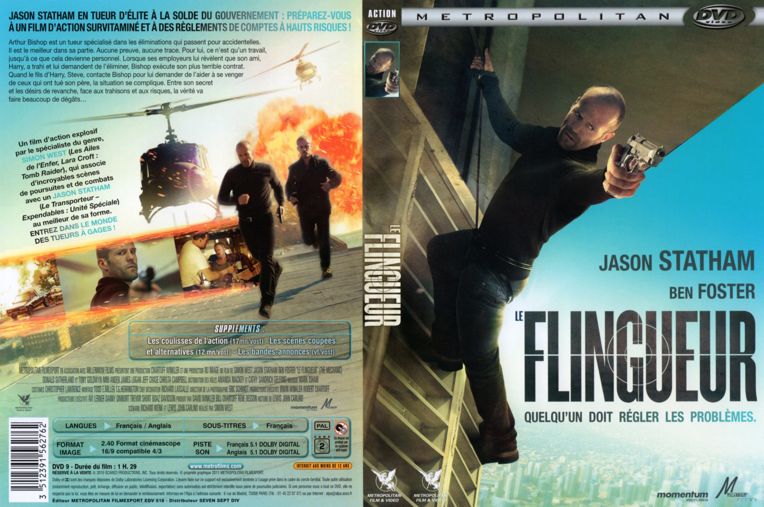 Jaquette DVD Le flingueur (2011)