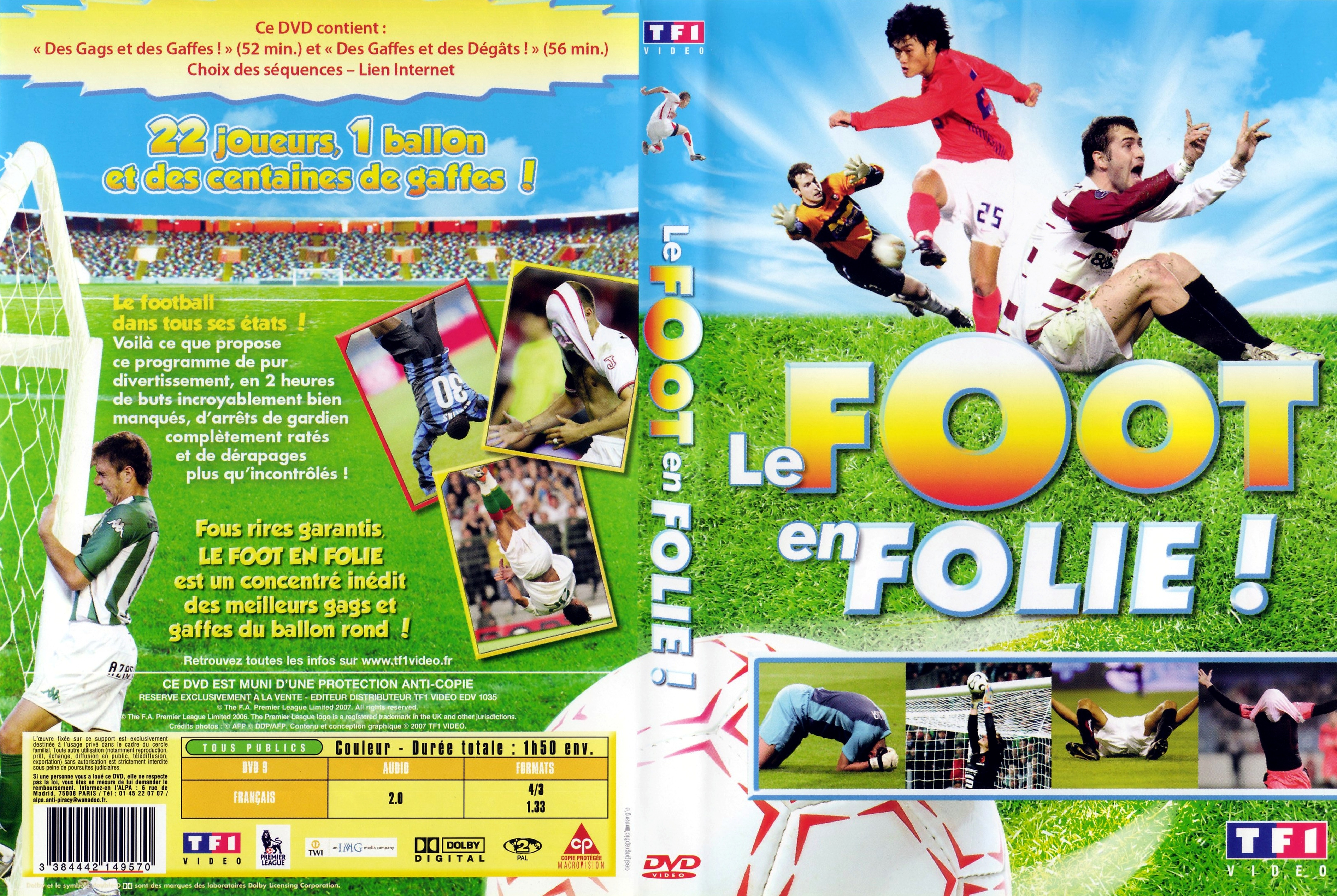 Jaquette DVD Le foot en folie (2006)